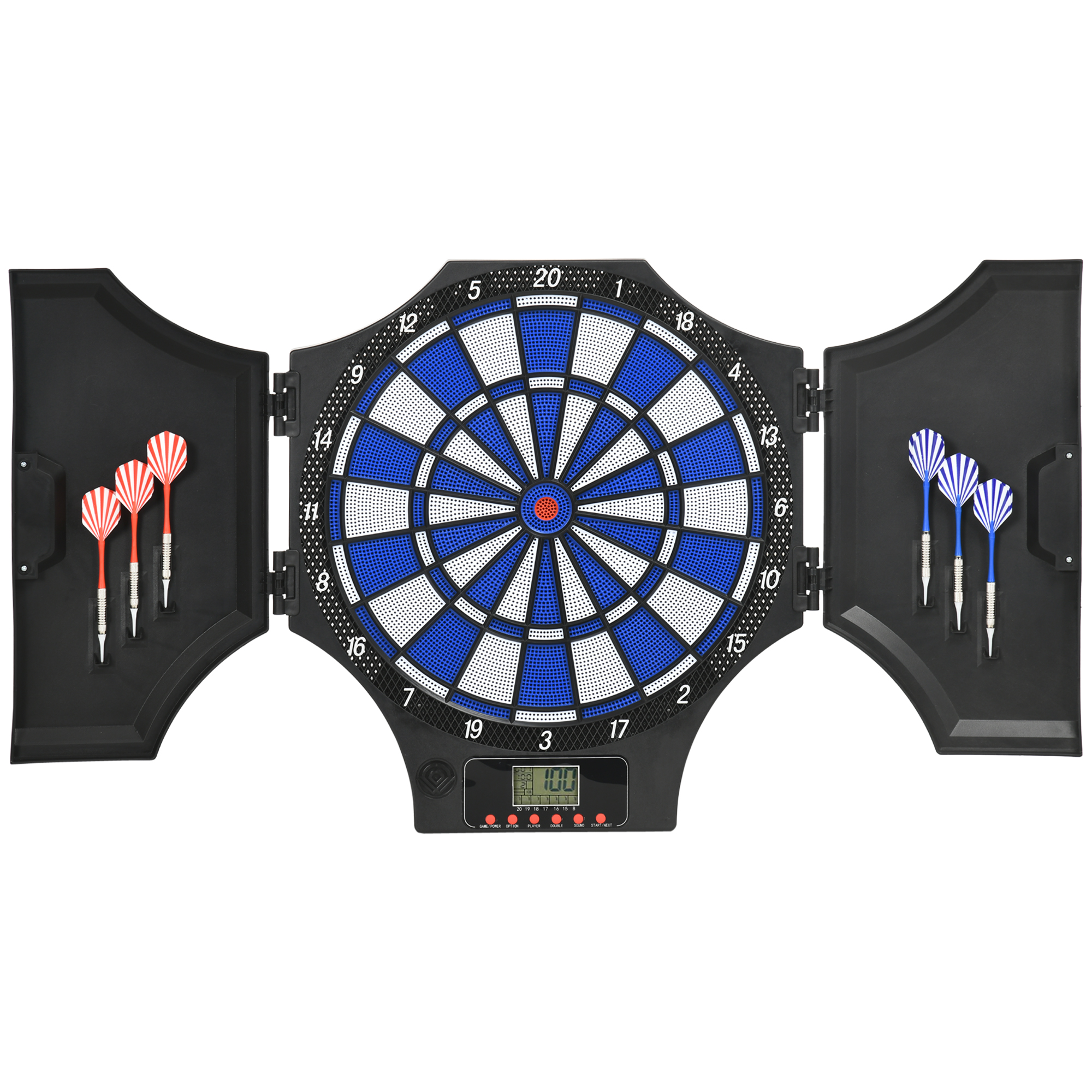 SPORTNOW Electronic Dartboard Set, With 31 Games, For Eight Players - Image 1