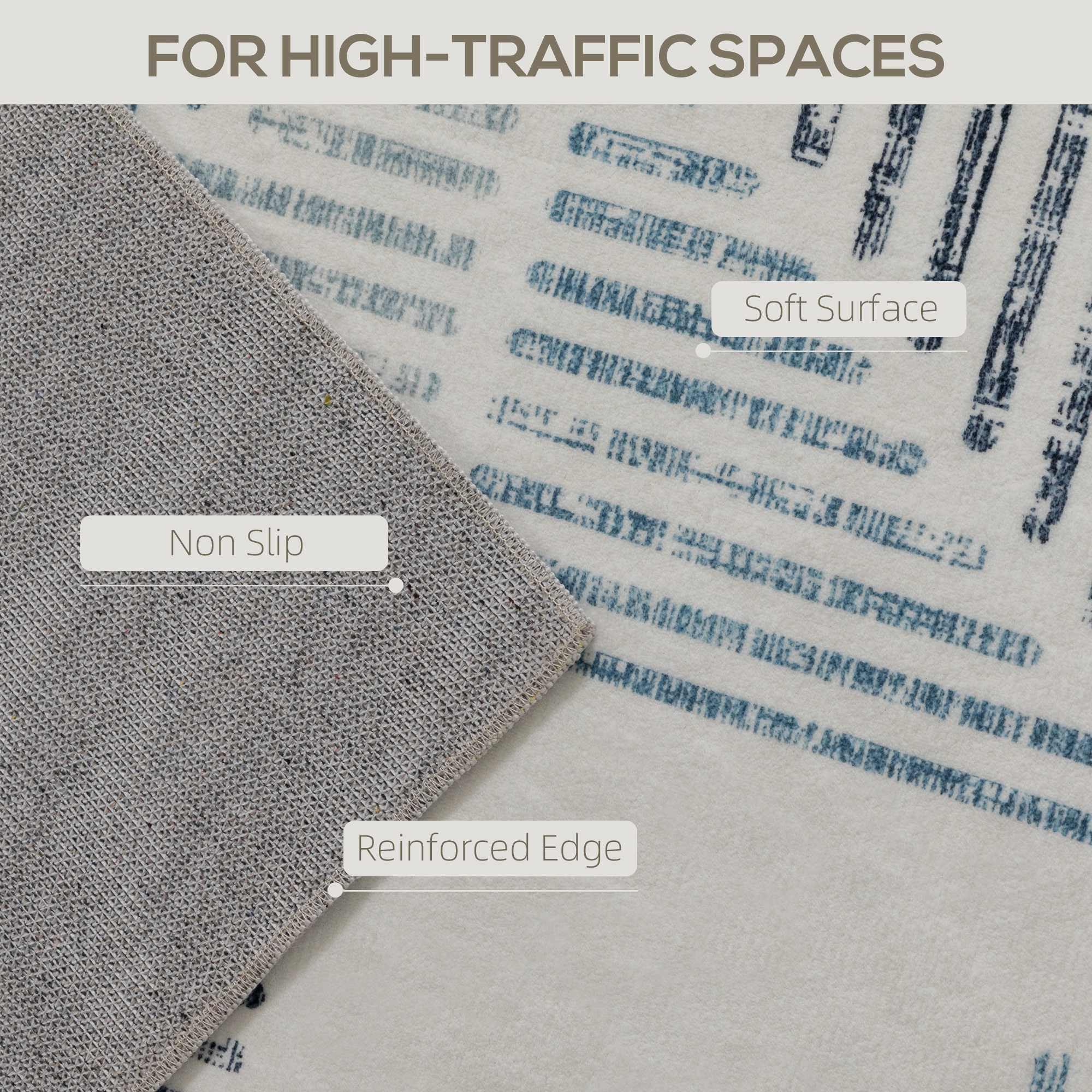 Modern Area Rug, Geometric Pattern Non-Slip Washable Rug, Soft Floor Carpet For Living Room, Bedroom, Dining Room, Home Office, 230 X 160 Cm, Multi-Coloured