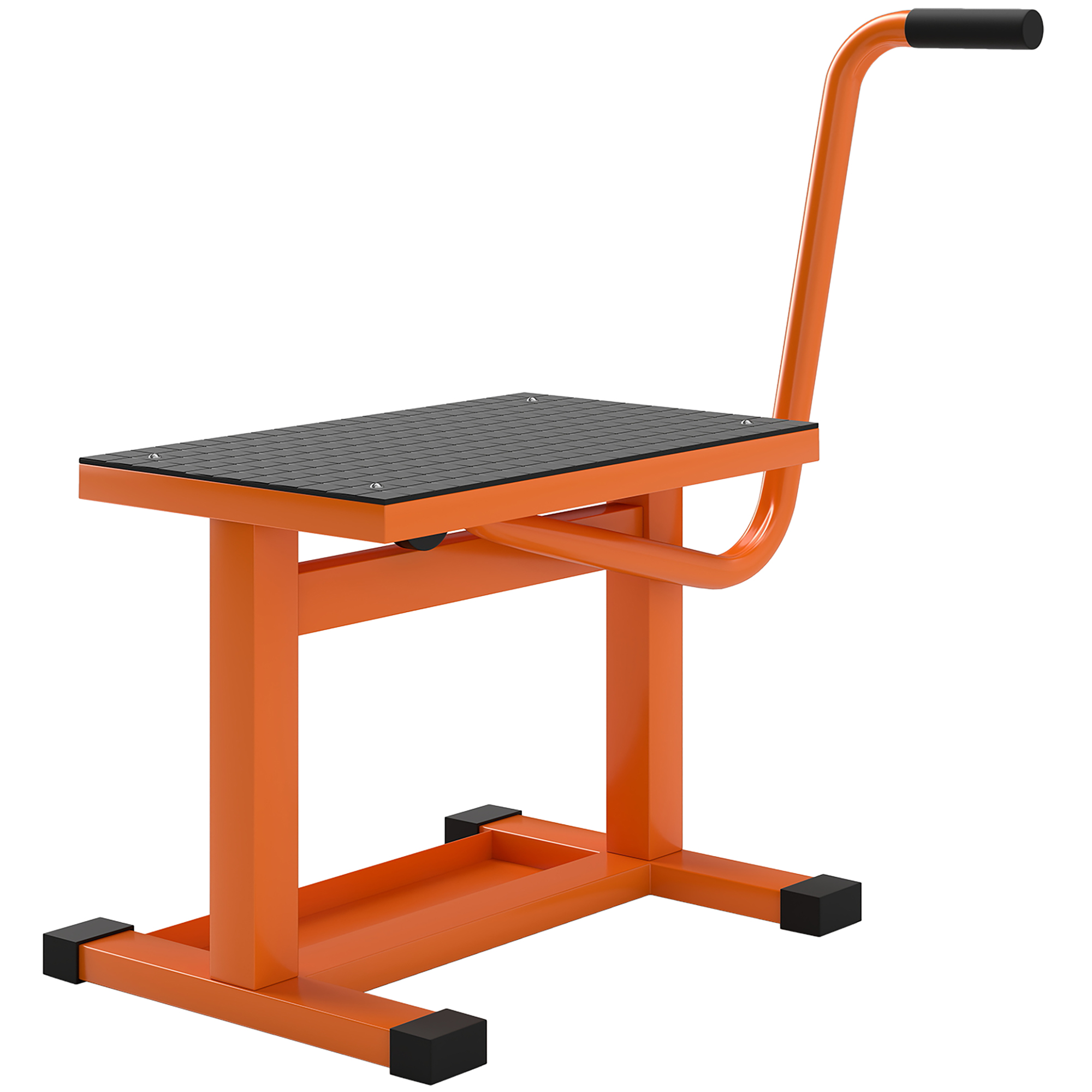 DURHAND Steel Motorbike Jack Lift, 27.5 / 39.5 H Cm - Orange - Image 1