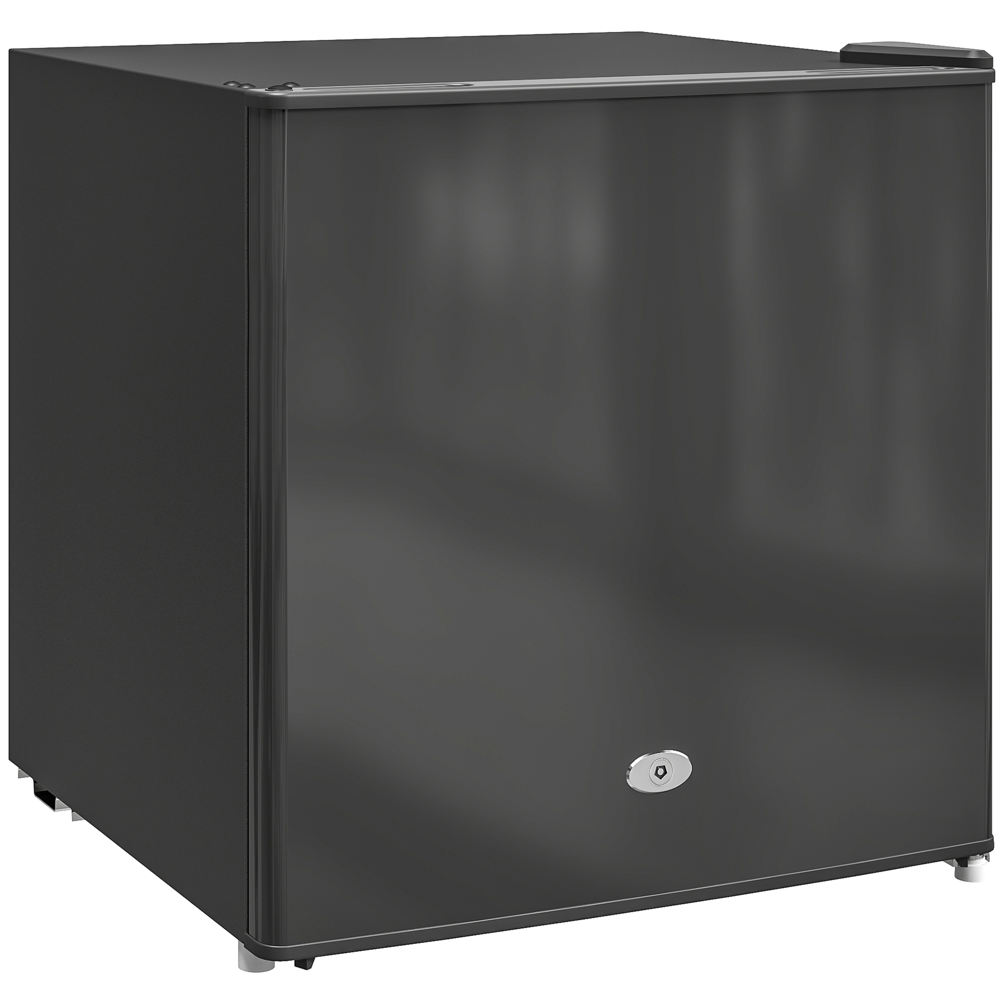 Black 35-litre compact mini freezer