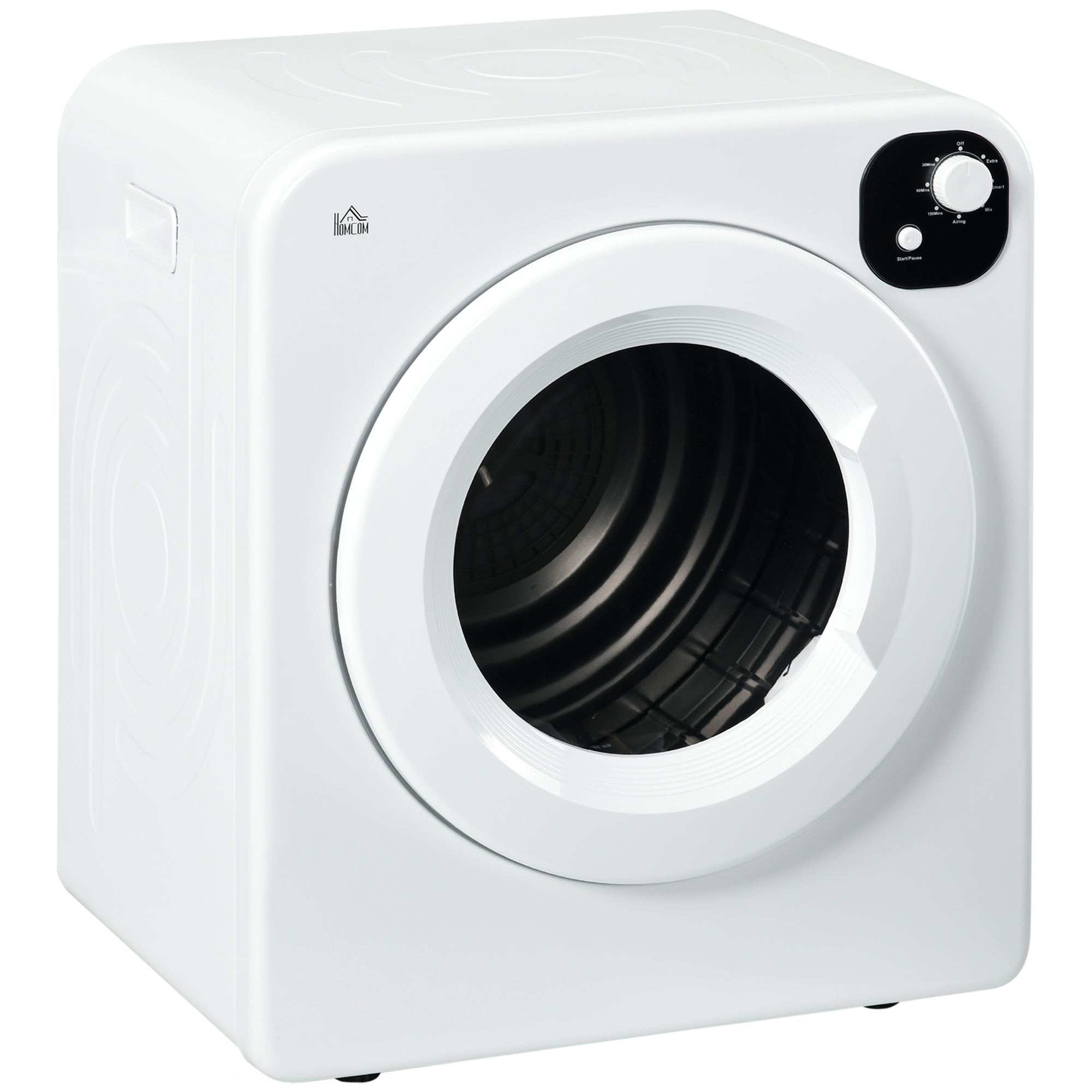 Compact 6kg white countertop tumble dryer