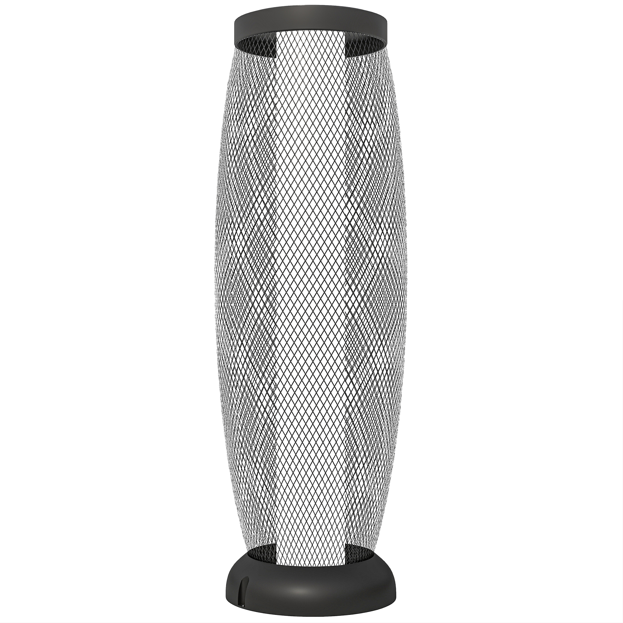 Garden Solar Lamp, 71.5 Cm Tall Metal Floor Lamp, Auto On/Off LED Solar Garden Light With Metal Wire Shade, IP44 For Outdoor, Porch, Pathway, Terrace, Black - Image 1