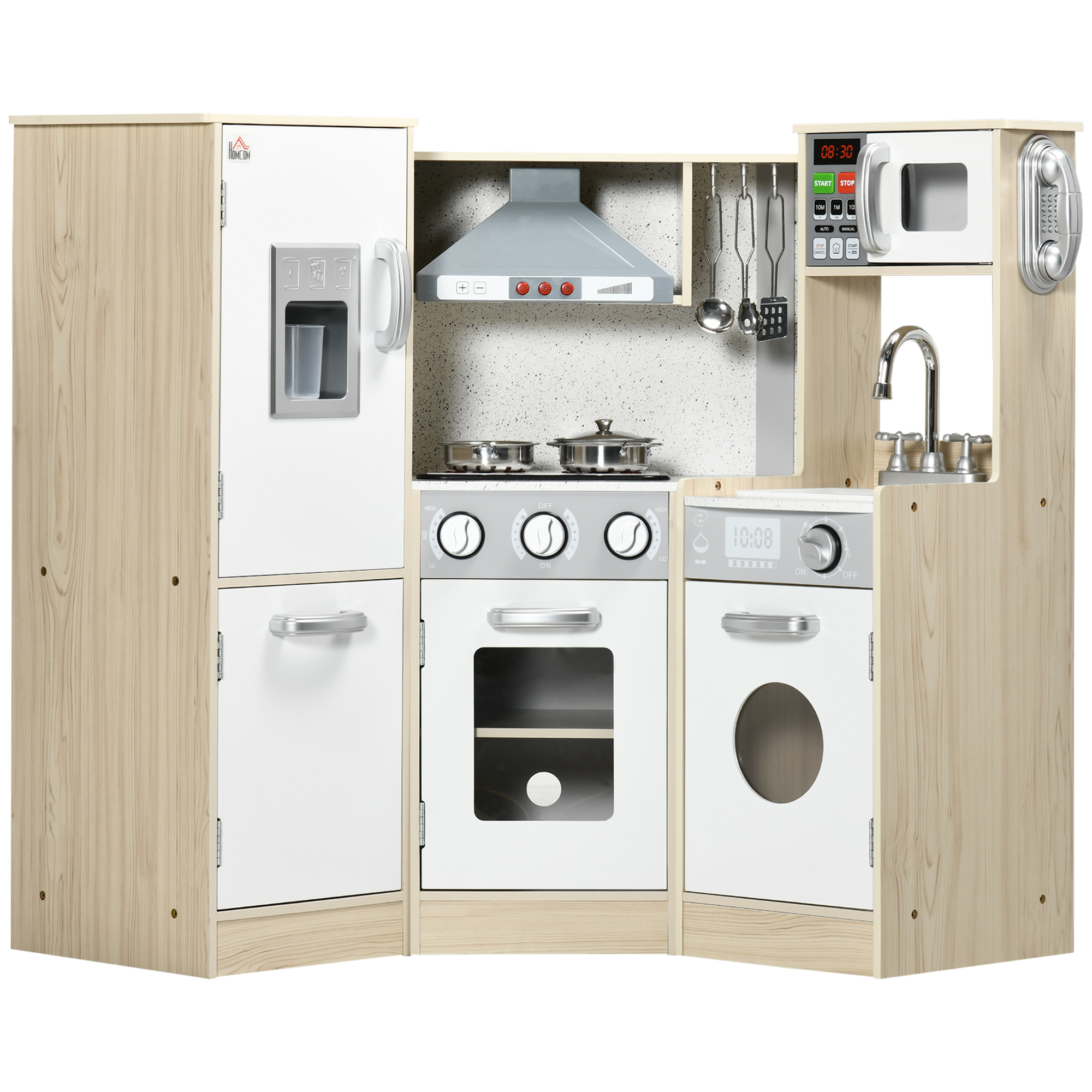 Kids Kitchen Playset, With Accessories, Storage Space - Image 1