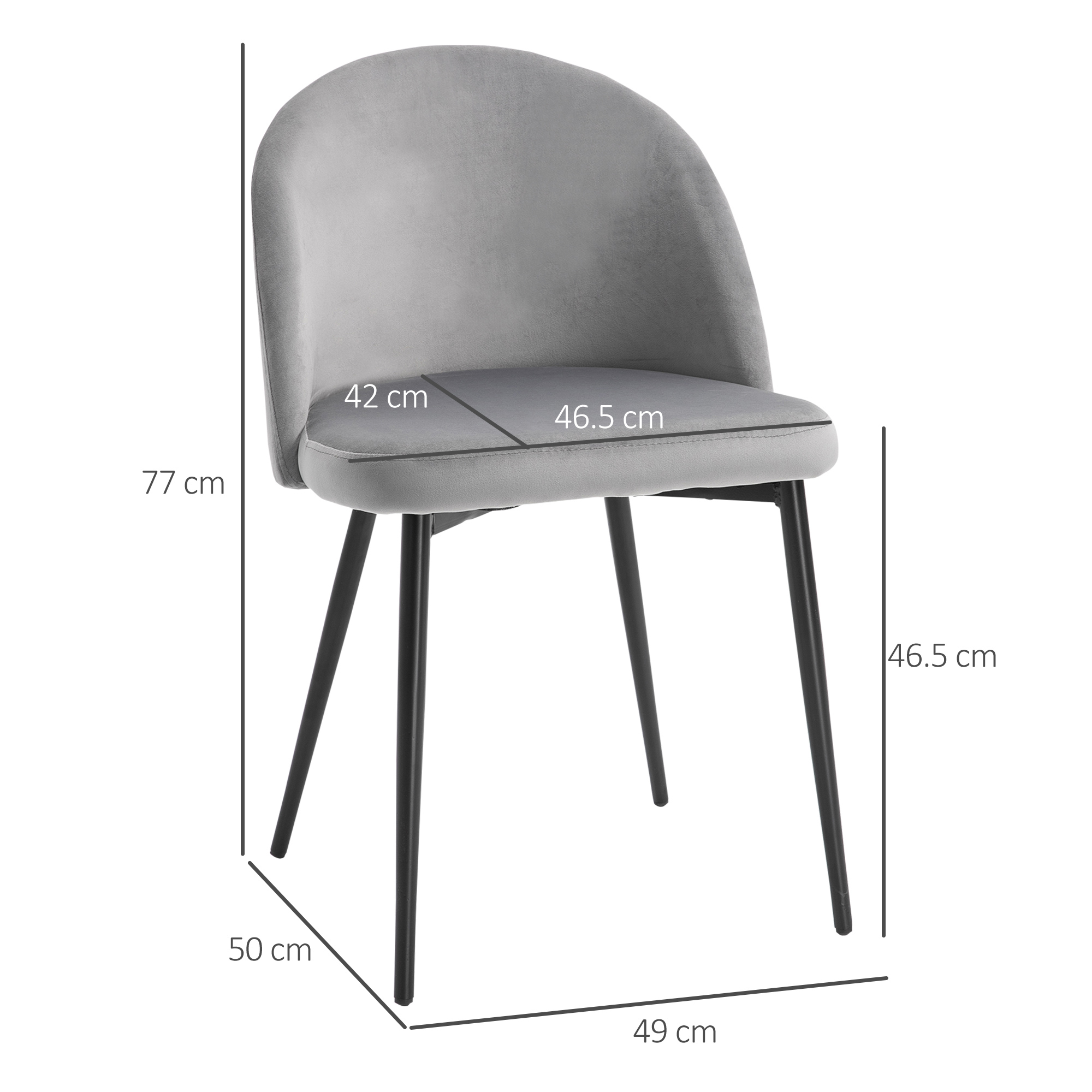 Transform Your Space with Premium Grey Velvet Chairs