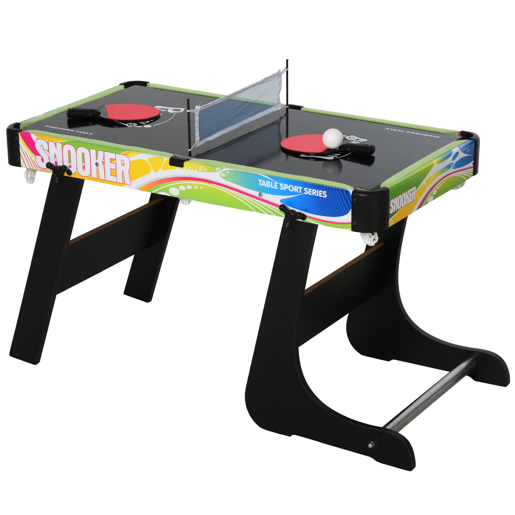 Folding Multi Gaming Table 4 In 1 Hockey, Football Table, Table Tennis, Billiards For Play Fun