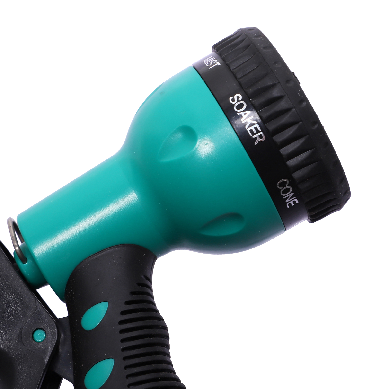 Auto-rewind mechanism and 7-pattern spray nozzle on DURHAND hose reel