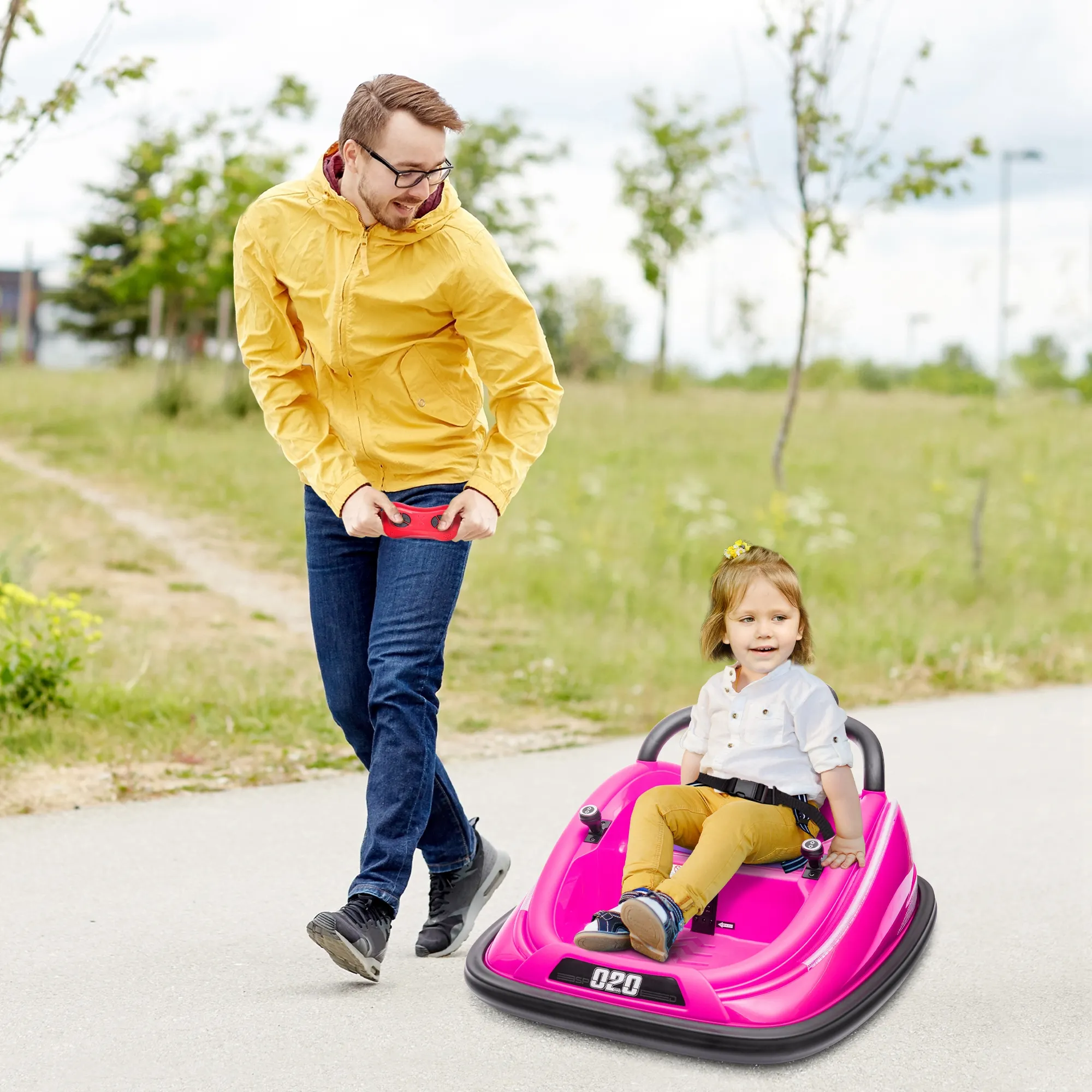 12V Kids Bumper Car Twins Motor