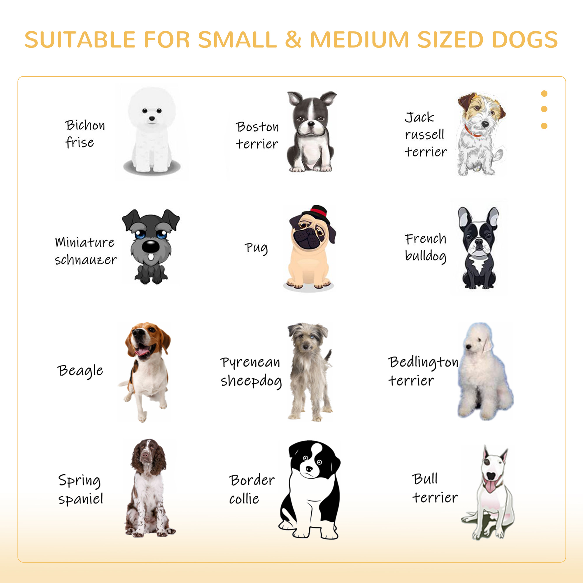  Furniture Style Dog Crate End Table with Removable Door Panel, Dog Crate Bed with Foam Cushion, Safety Lock, Indoor Use, for Small & Medium Dogs, Brown