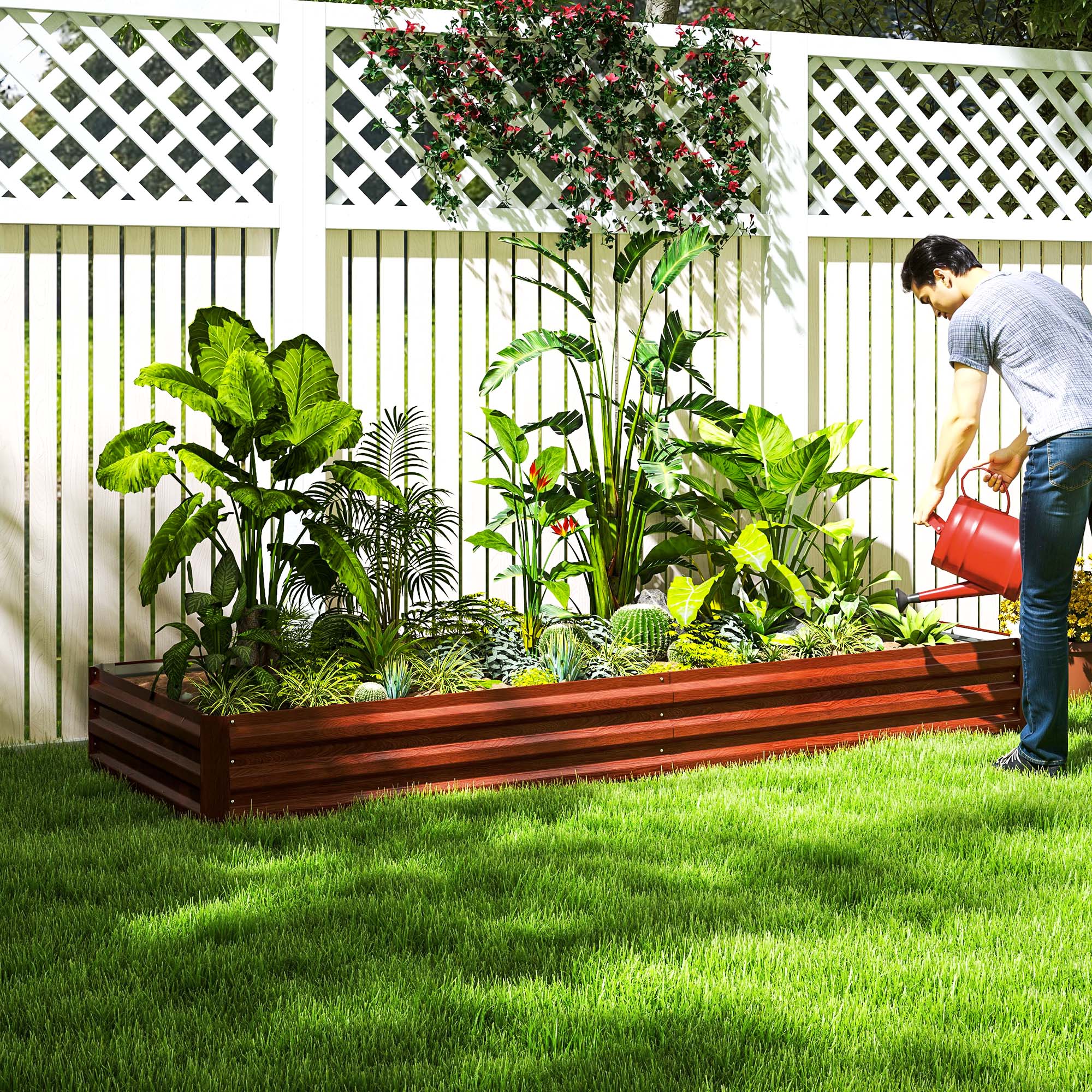 Galvanized Raised Garden Bed