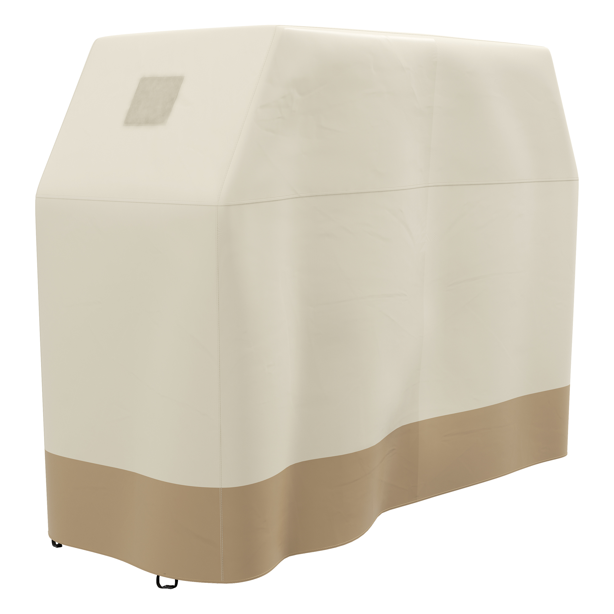 66W X 152Lcm PU Coated Protective Grill Cover - Beige — image 2