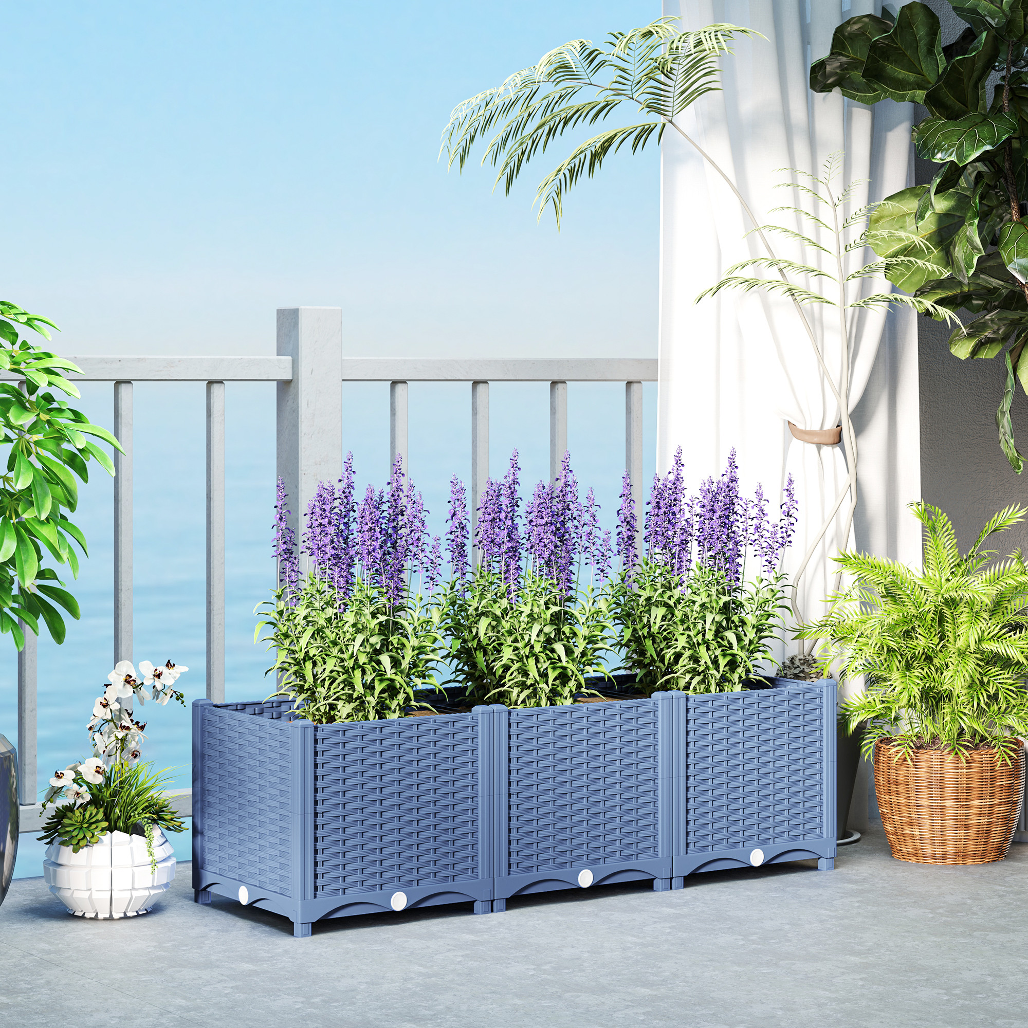 Plastic Raised Garden Bed
