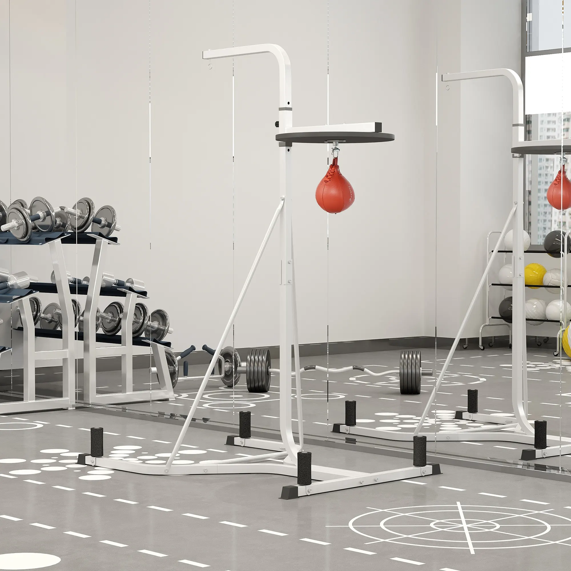2 in 1 Punching Bag Stand, Adjustable