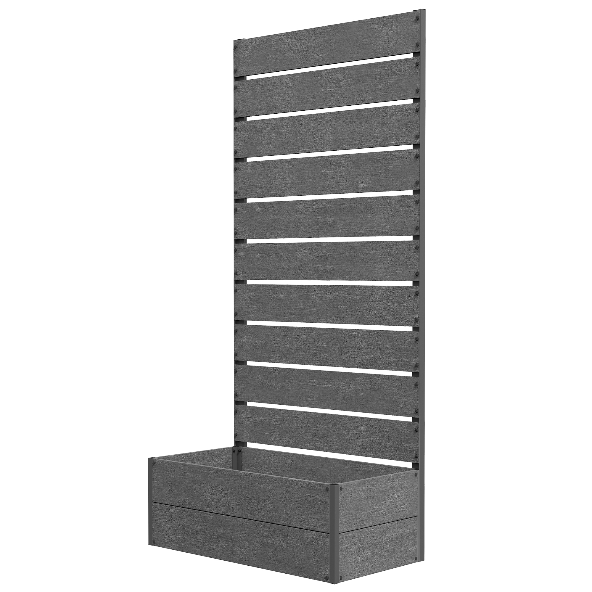 Trellis Planter for Climbing Plants, Raised Garden Bed with Trellis, Planter Box for Outdoor, 28.25" x…