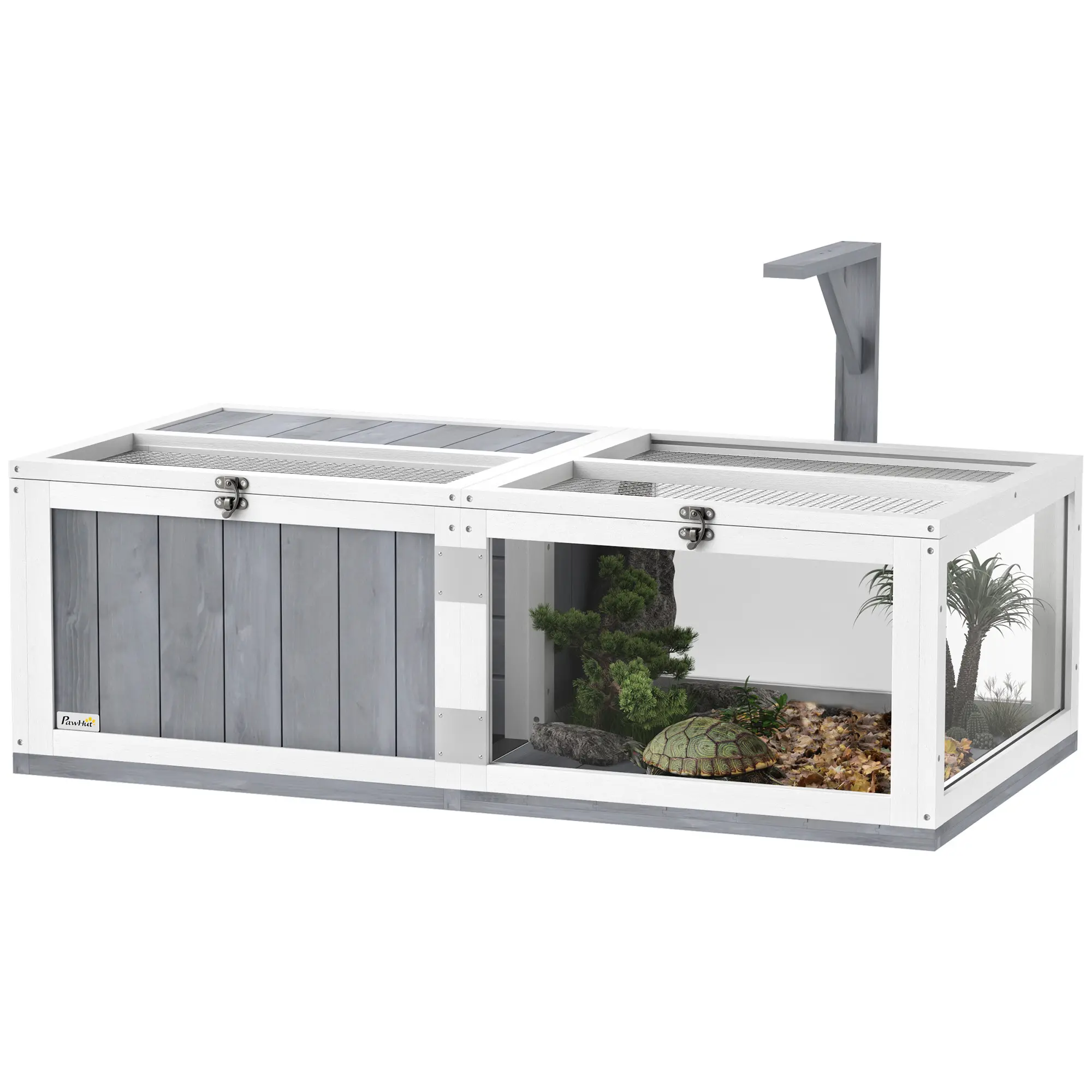 PawHut Wooden Tortoise House