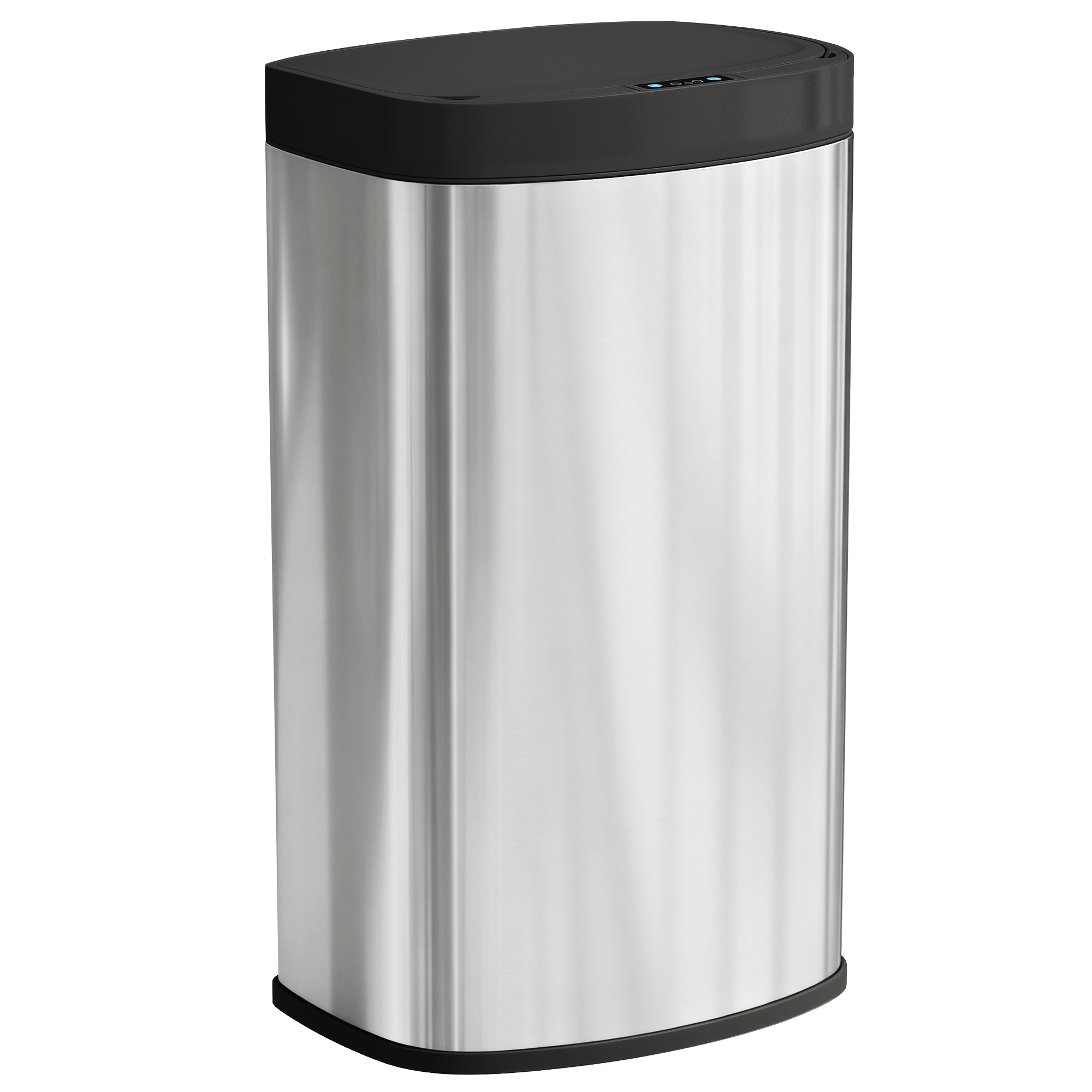 55-litre brushed stainless steel motion sensor kitchen bin