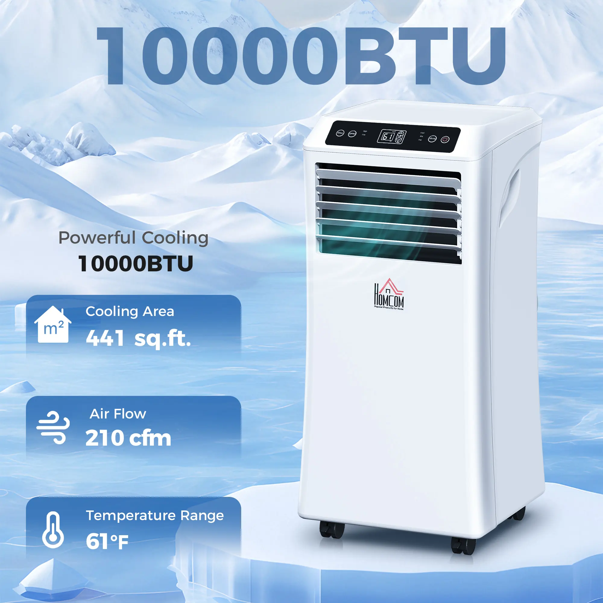 10000 BTU Mobile Portable Air Conditioner