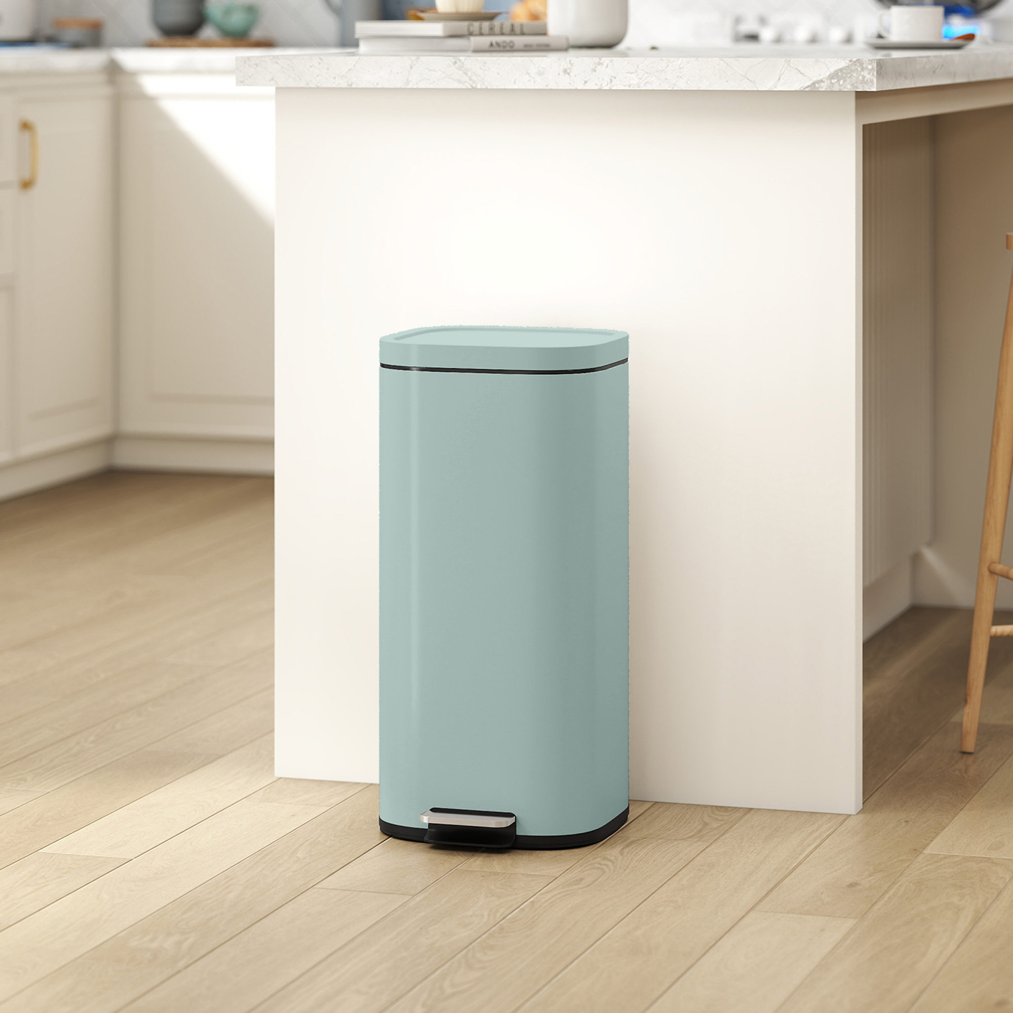30L Kitchen Bin, Compact Pedal With Soft-Close And Stay-Open Lid, Removable — image 4