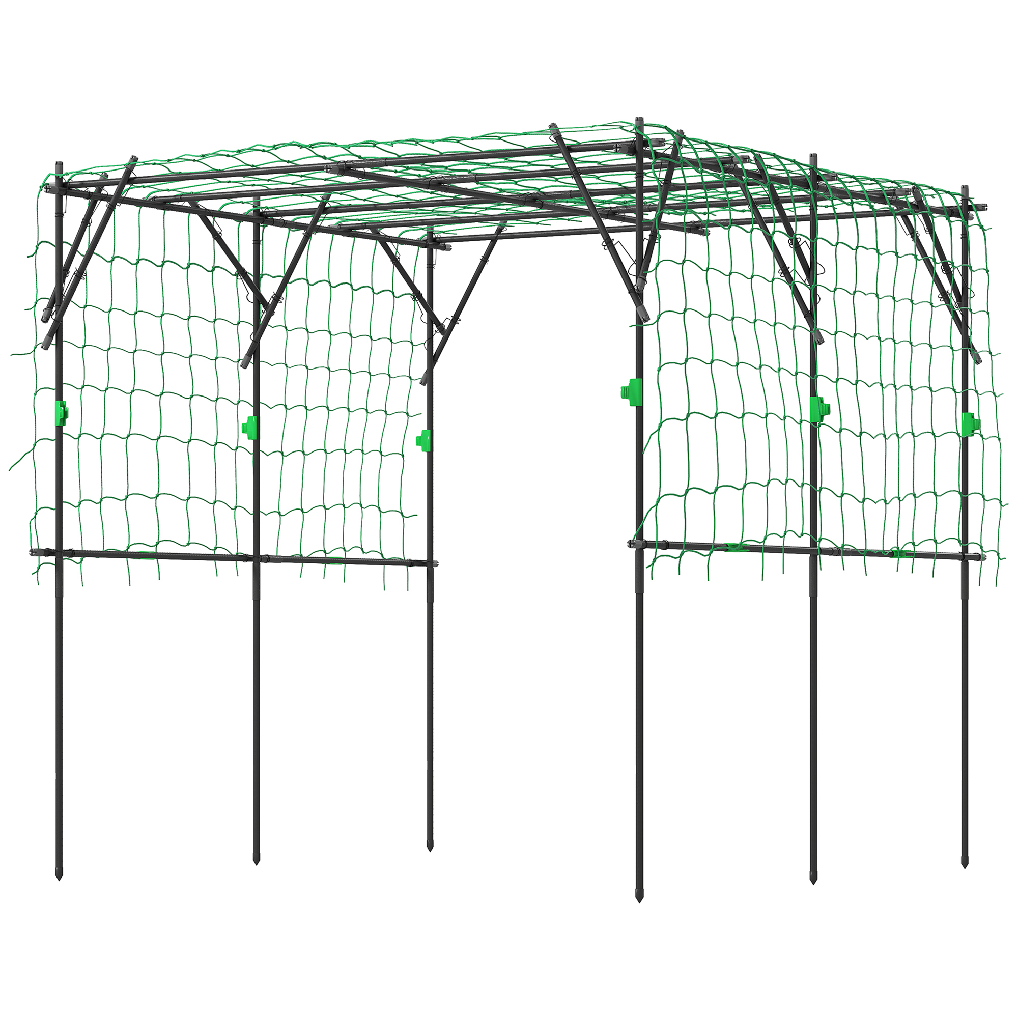 Garden Arch Trellis with Climbing Net, picture 3 of 3