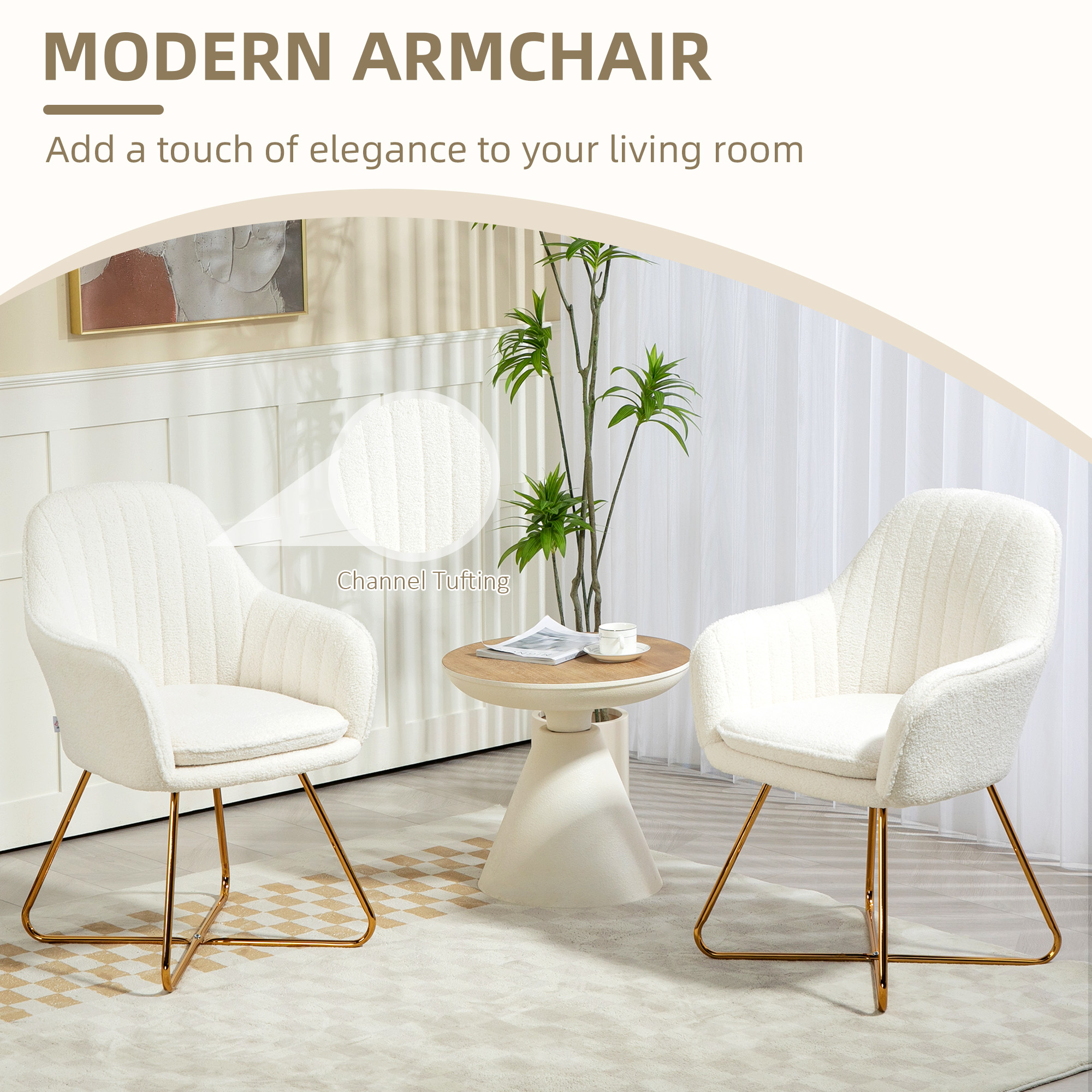Transform Your Dining Space with Cream Sherpa Chairs