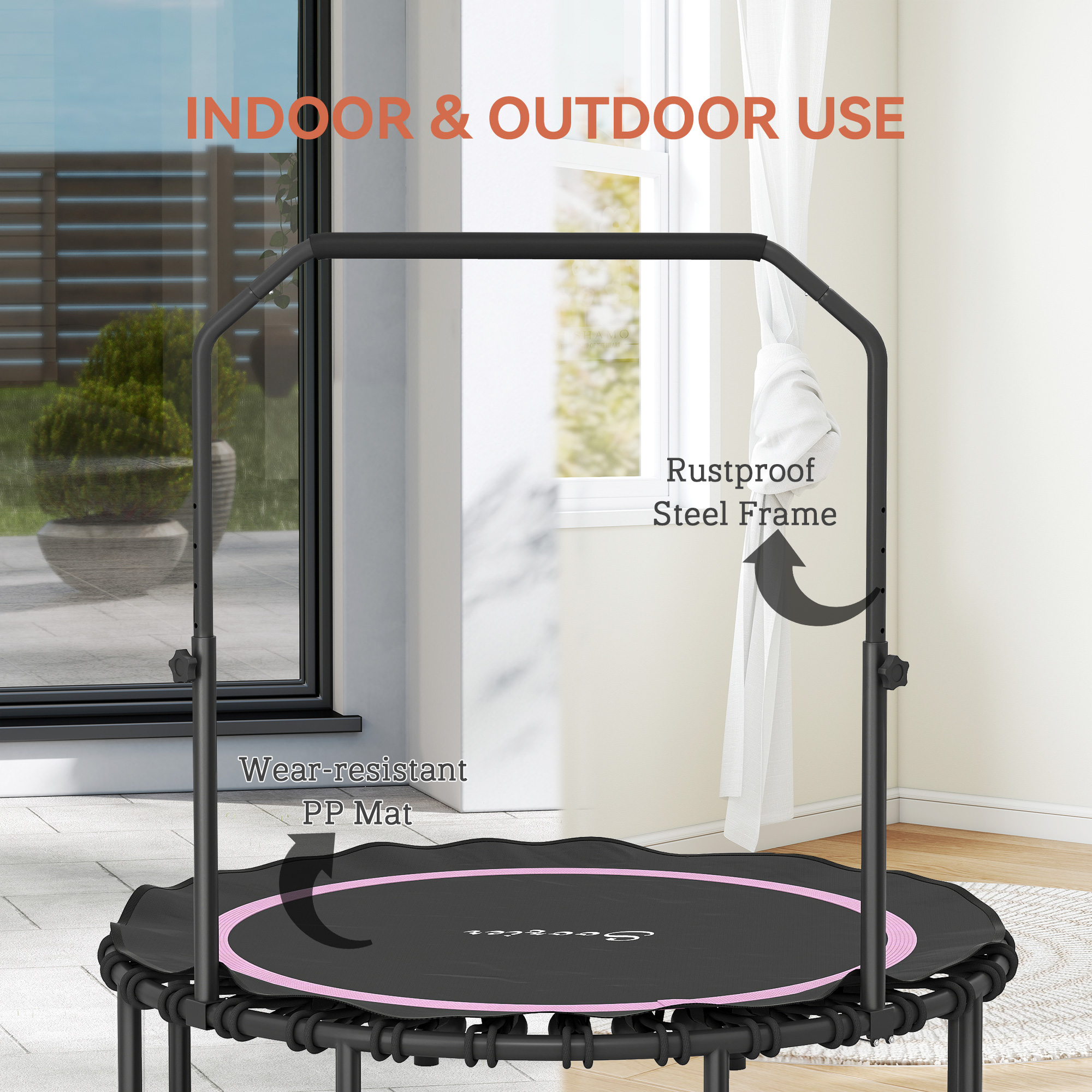 48" Rebounder Trampoline for Adults β photo 3