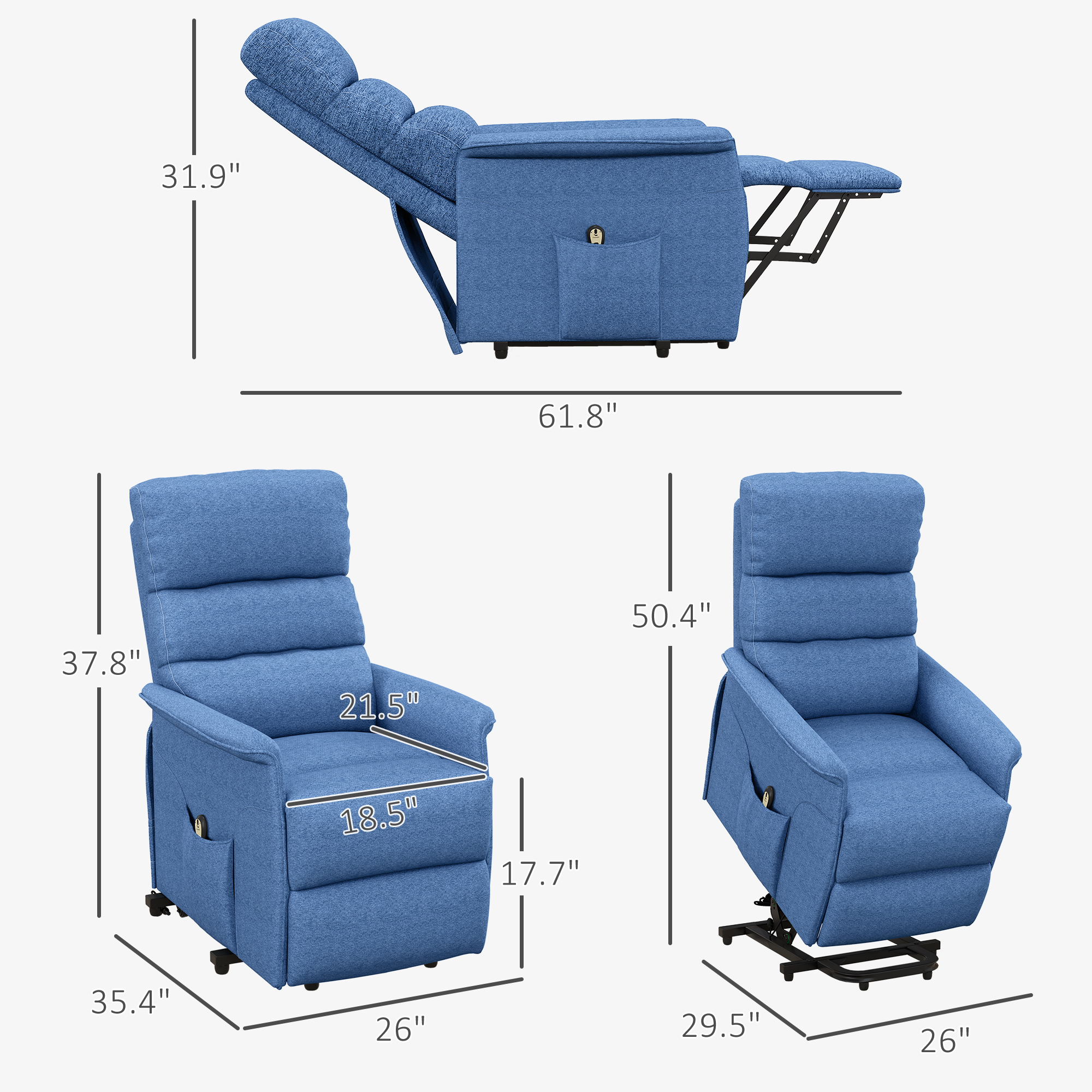 Power Lift Chair for Seniors β Electric Lift Recliner Chair β photo 6
