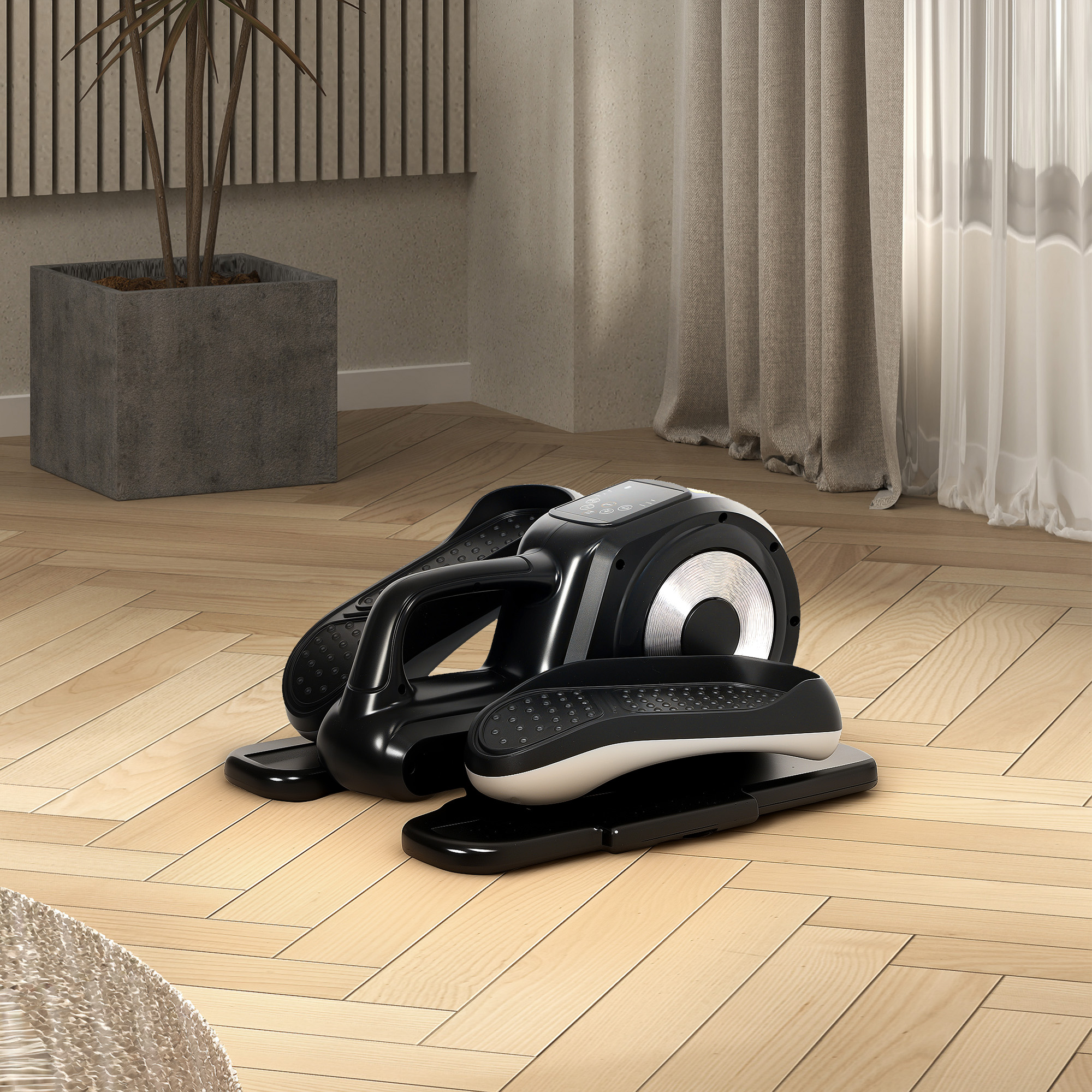SPORTNOW Under Desk Electric Elliptical Machine For Home, Sit Down Pedal — image 5