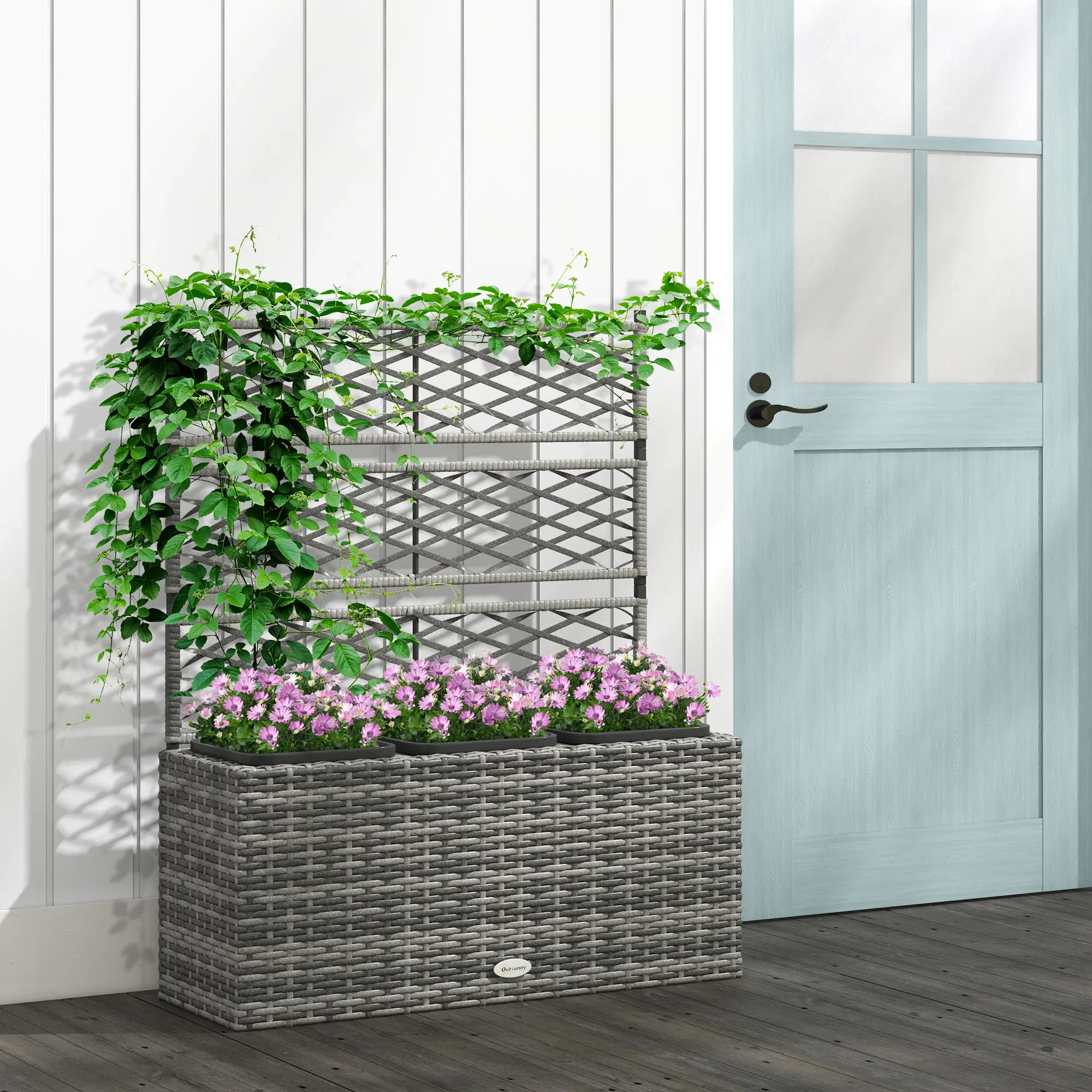 33L Garden PE Rattan Planter