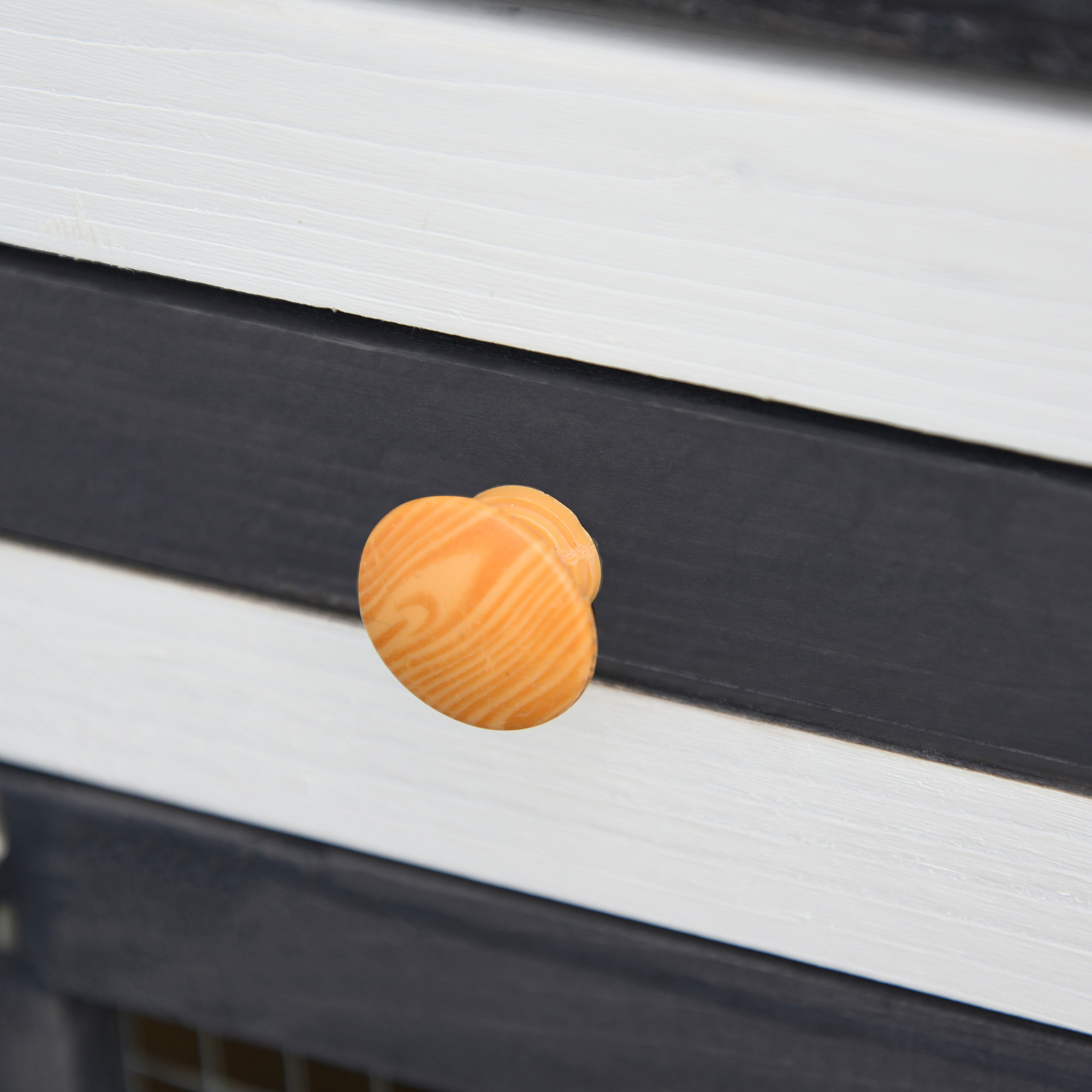 Wooden Large Rabbit Hutch with Double Runs, Removable Tray, Ramps, Roof, 78" x 19" x 34", Outdoor Use, Gray