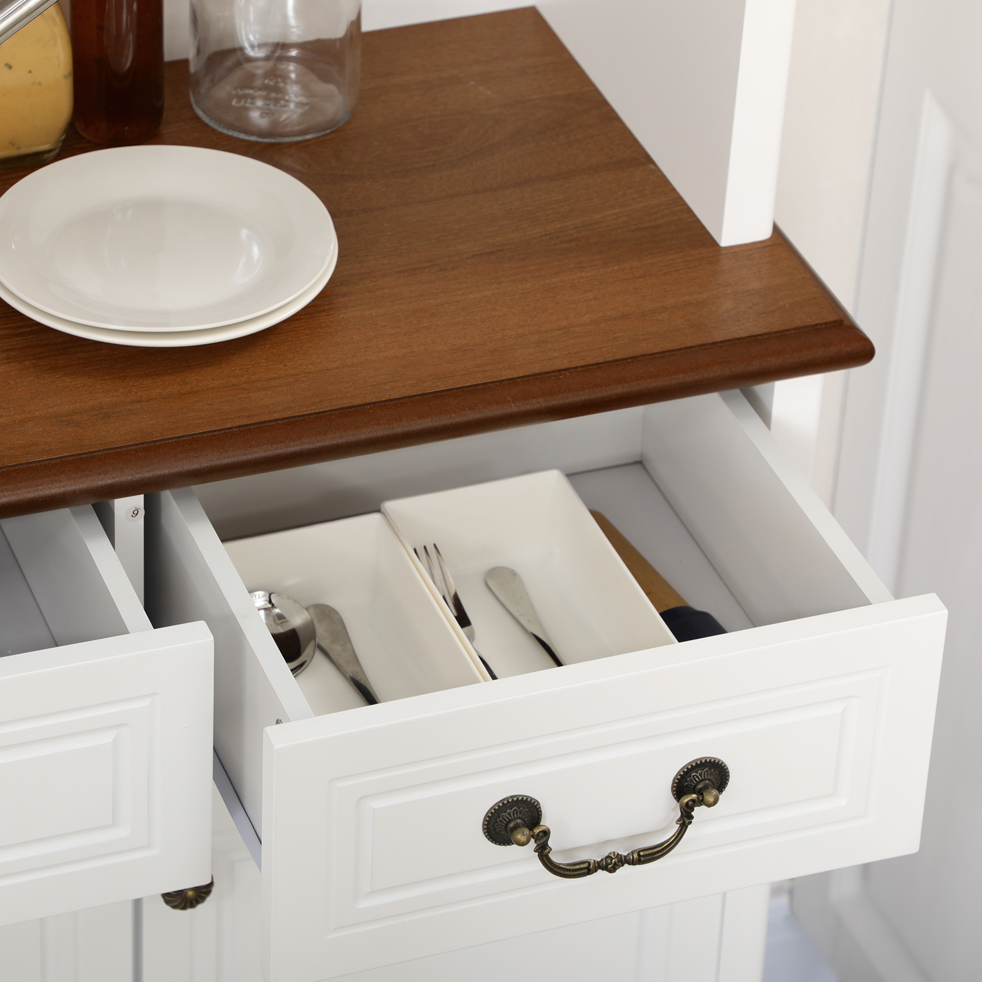 Kitchen Buffet with Hutch view 2