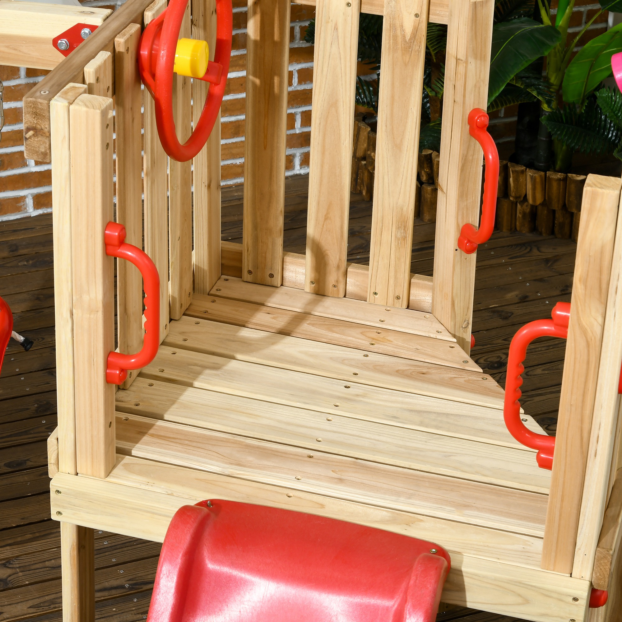 4-in-1 Wooden Swing Set with Swing β photo 8