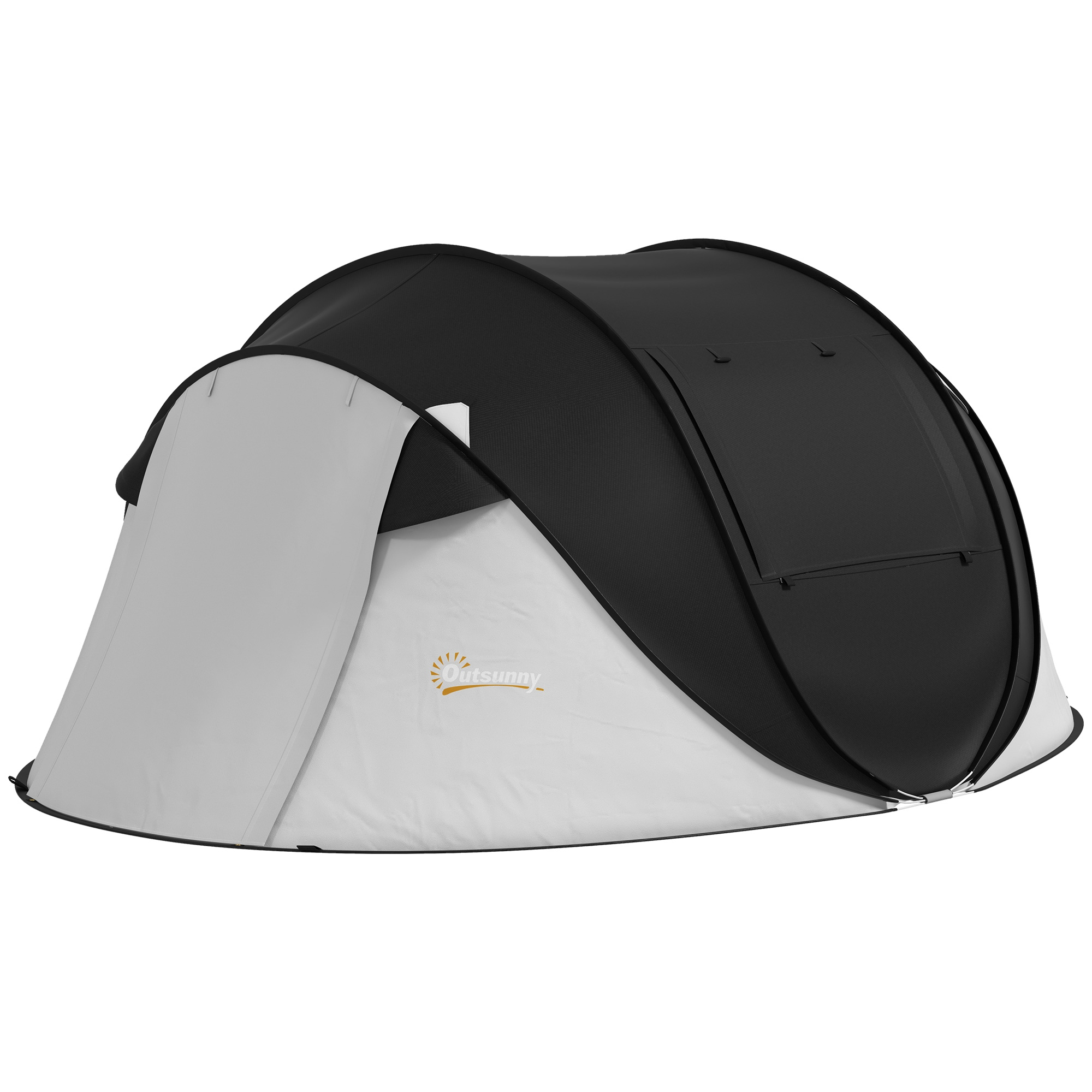 Pop Up Tent with Porch and Carry Bag, 3000mm Waterproof, for 2-3 People Camping
