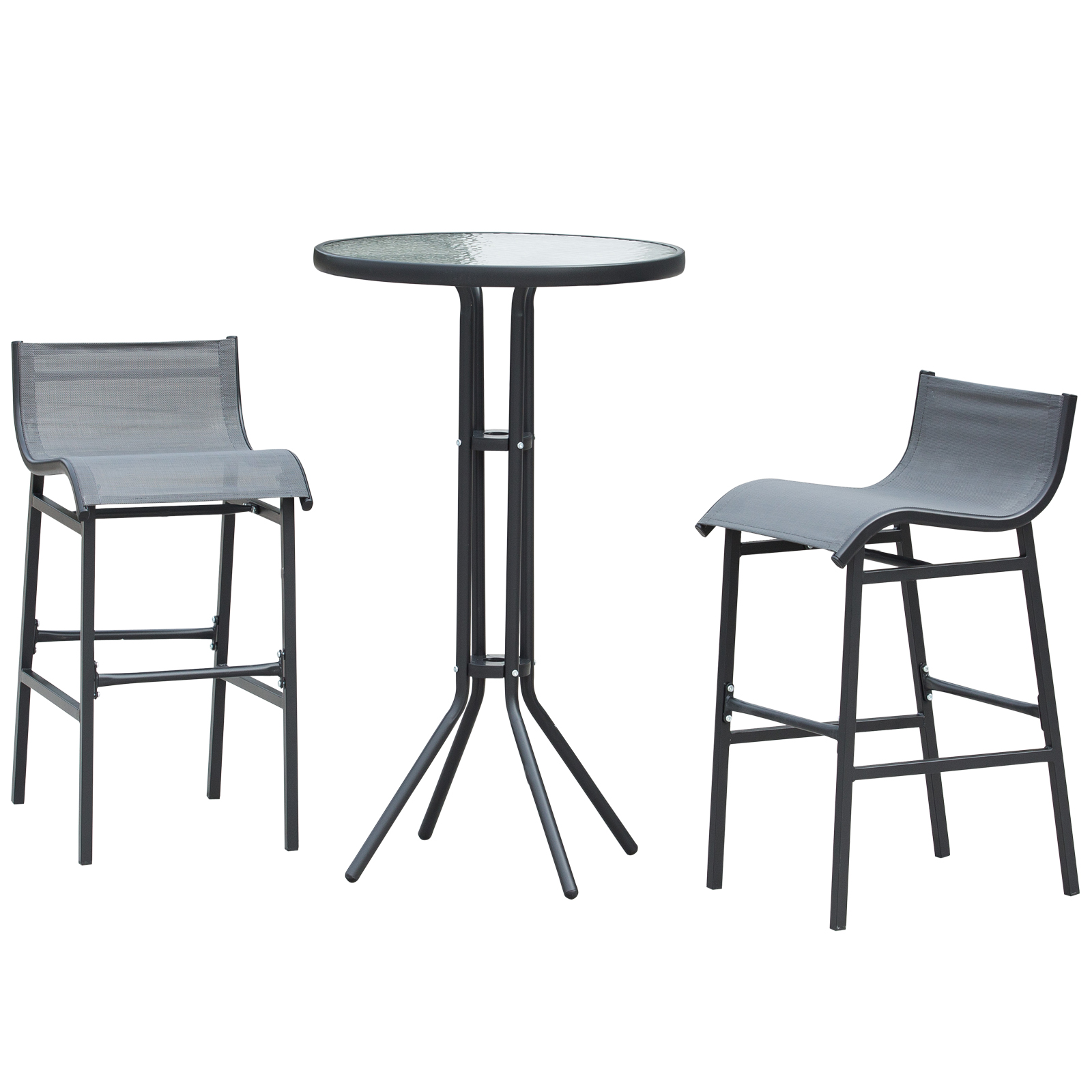 3 Piece Bar Height Bistro Set, picture 5 of 5