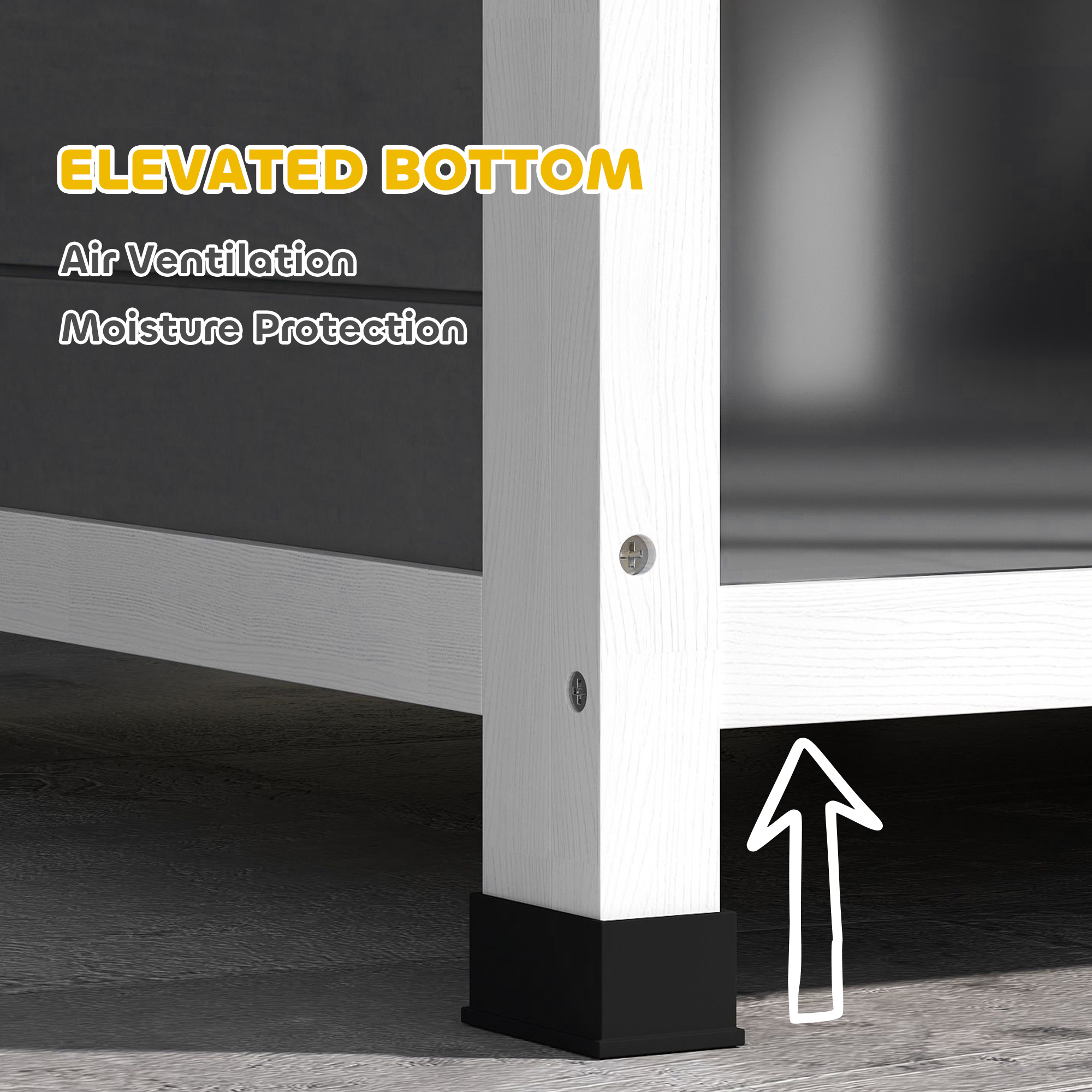  Cabin-Style Wooden Dog House for Large Dogs with Openable Roof & Giant Window, Dark Gray