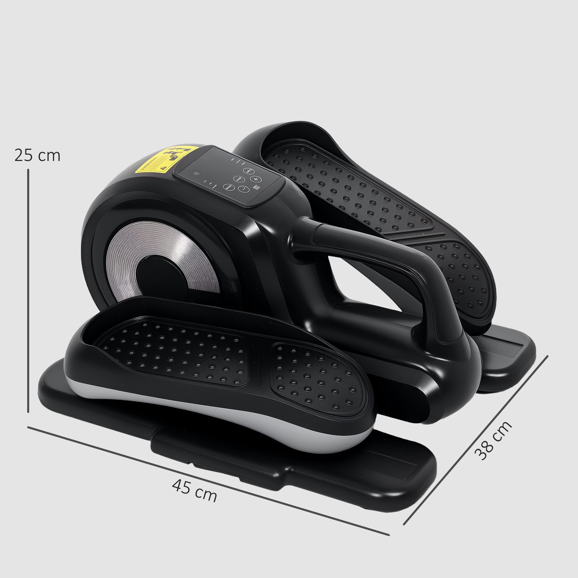 SPORTNOW Under Desk Electric Elliptical Machine For Home, Sit Down Pedal — image 3