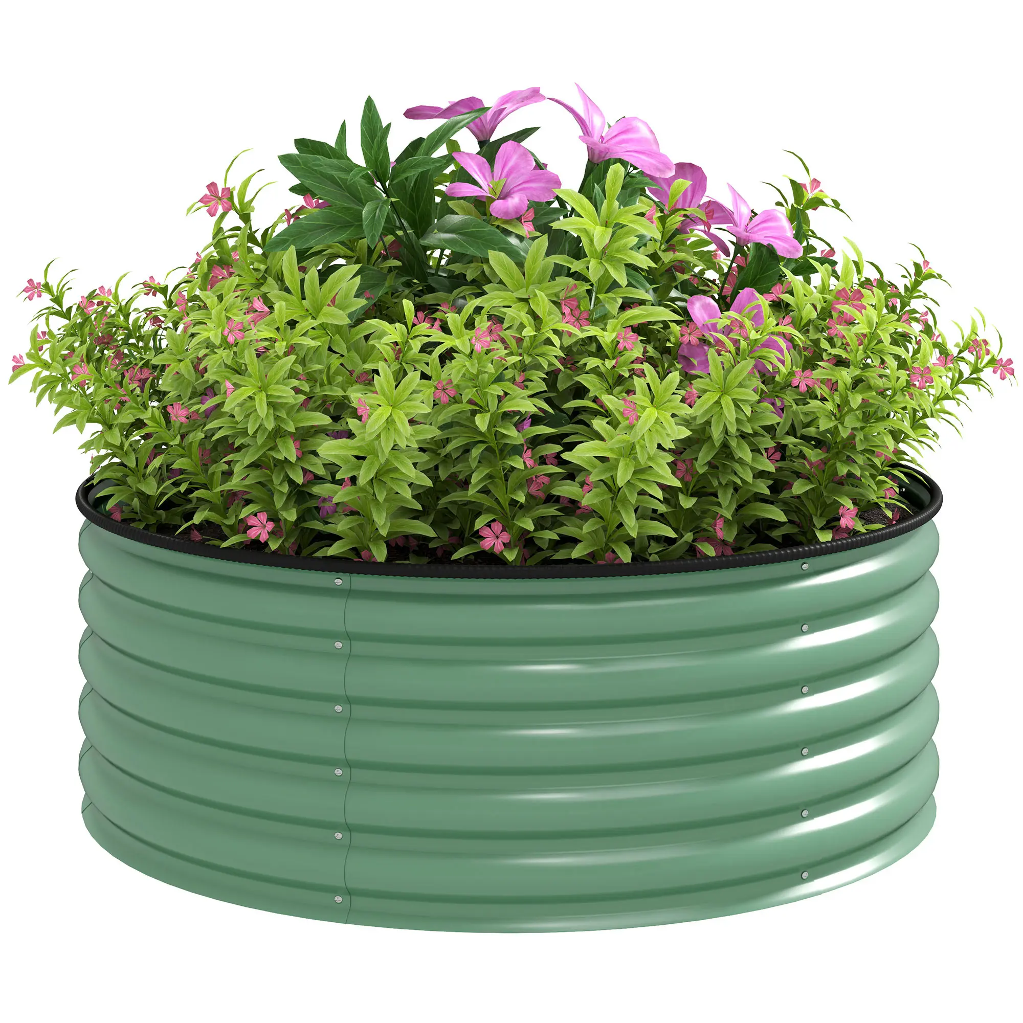 Galvanised Raised Garden Bed