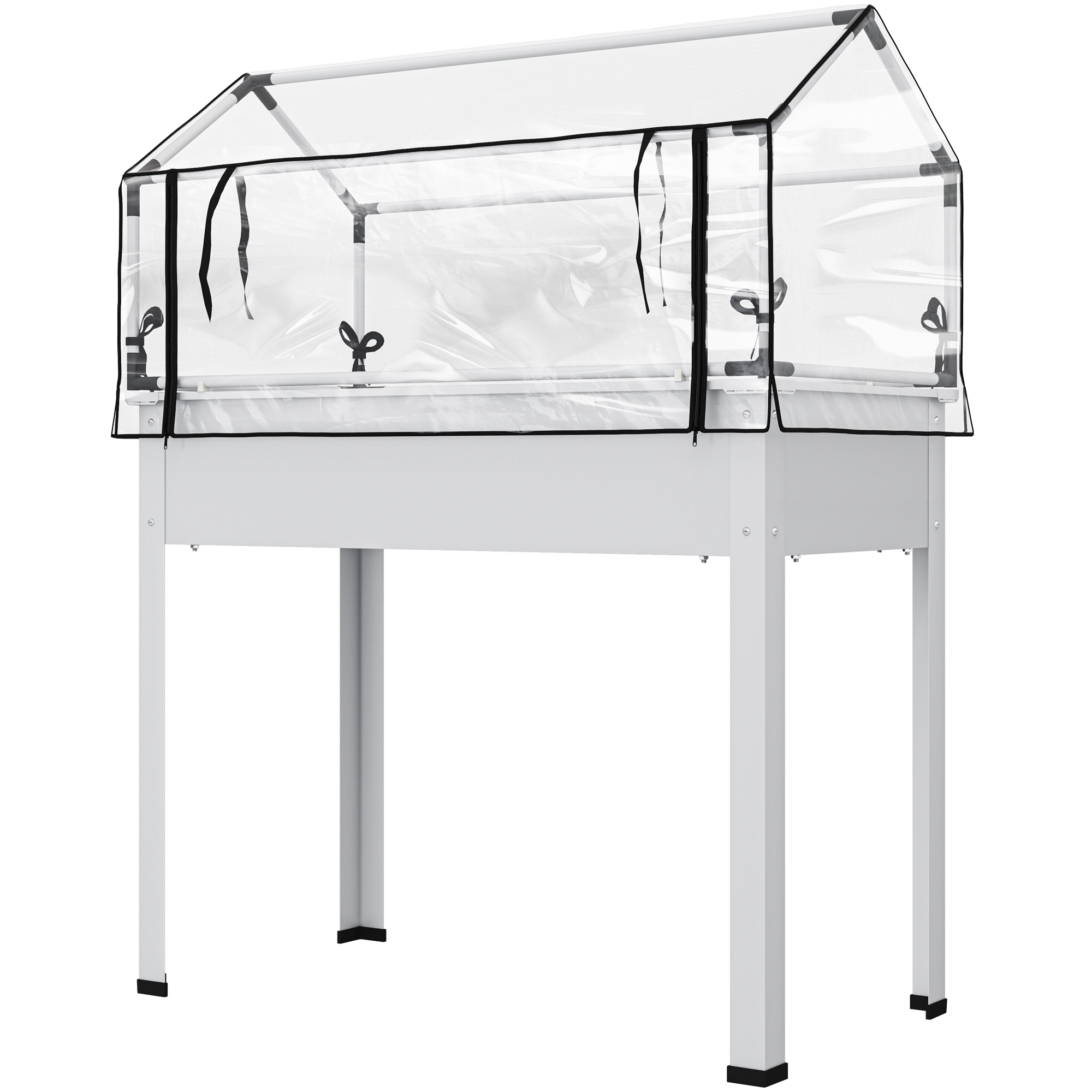 Elevated Raised Garden Box with Cover, picture 2 of 2