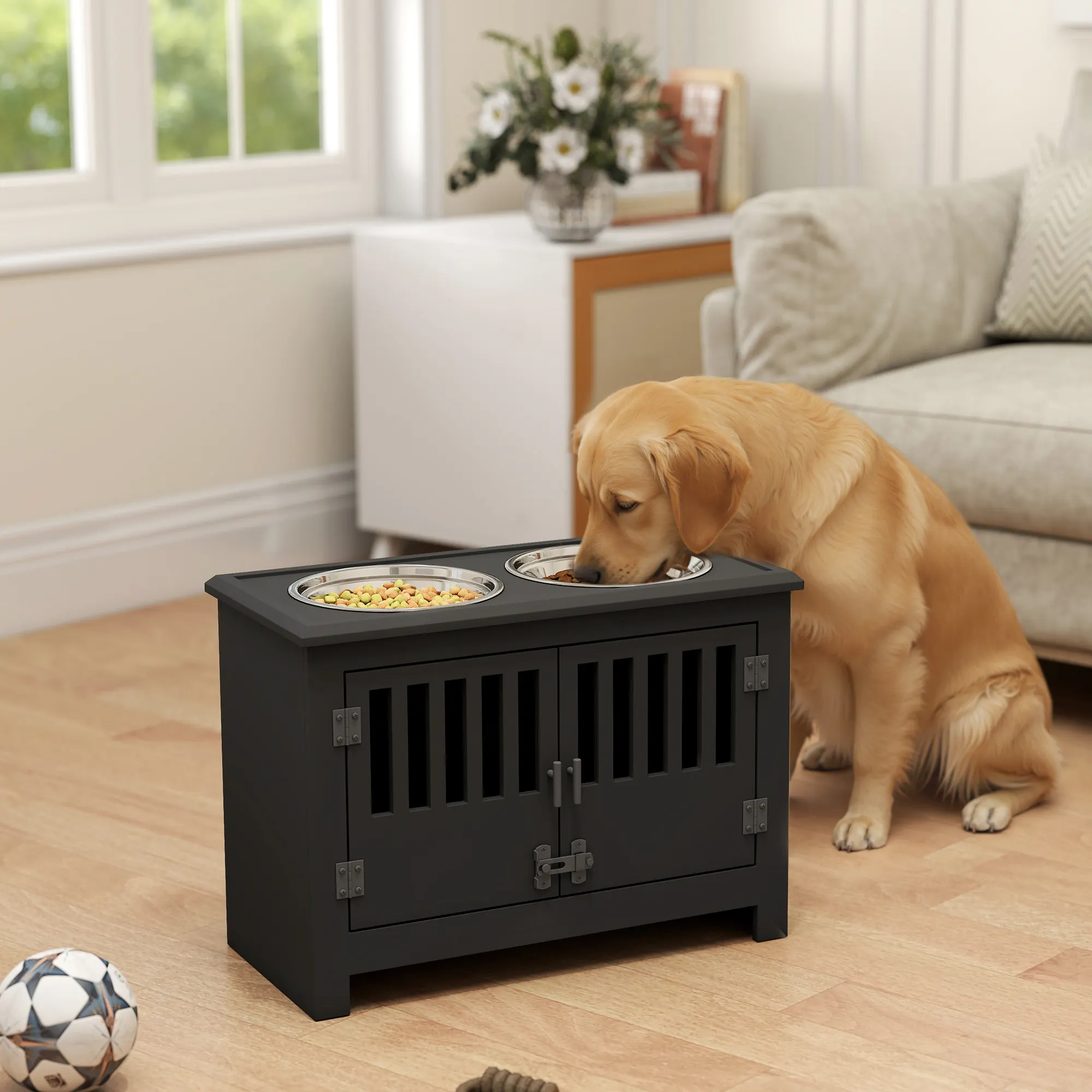 Dog Food Storage Cabinet