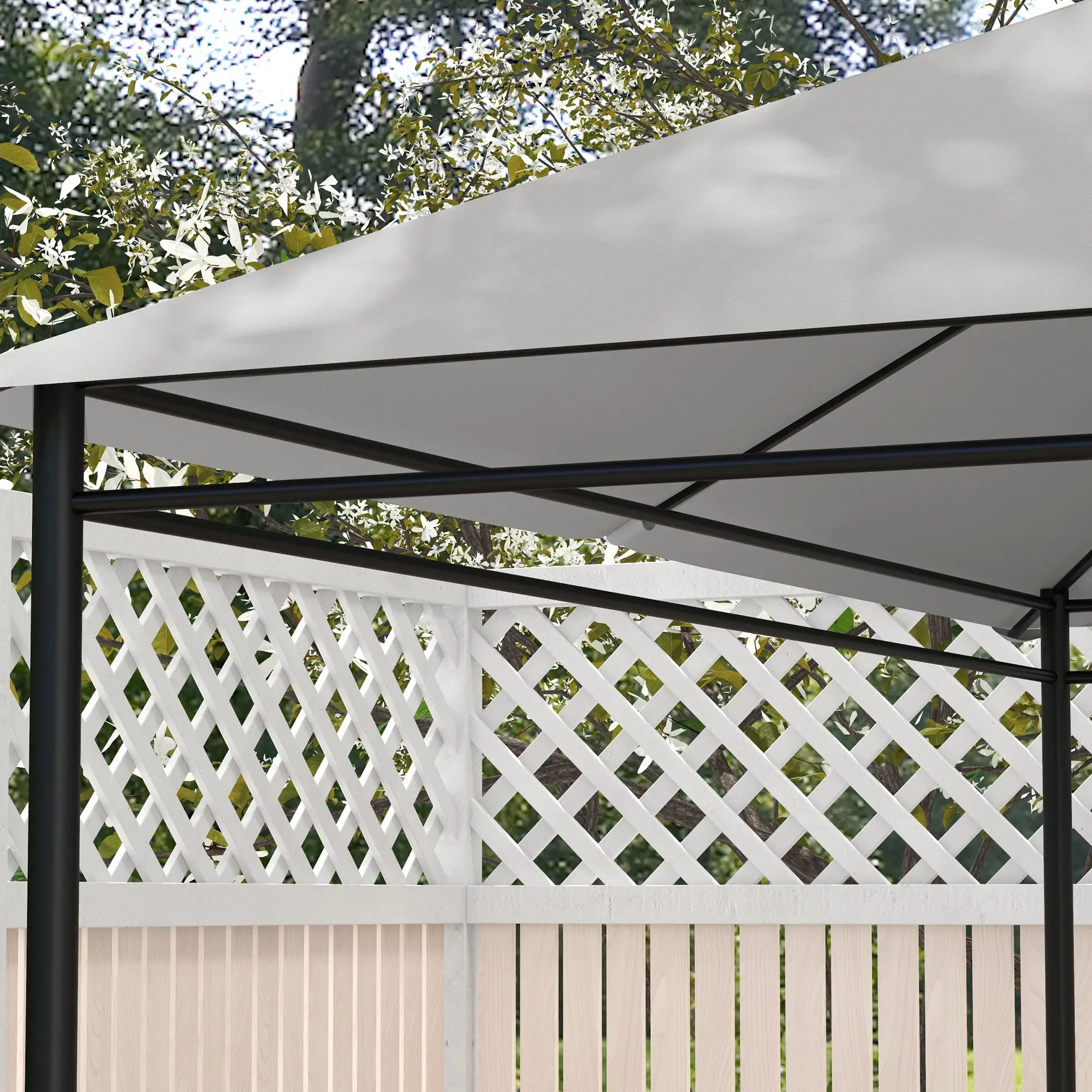 10 x 13 Gazebo Canopy Replacement Roof for 84C-116, Light Gray