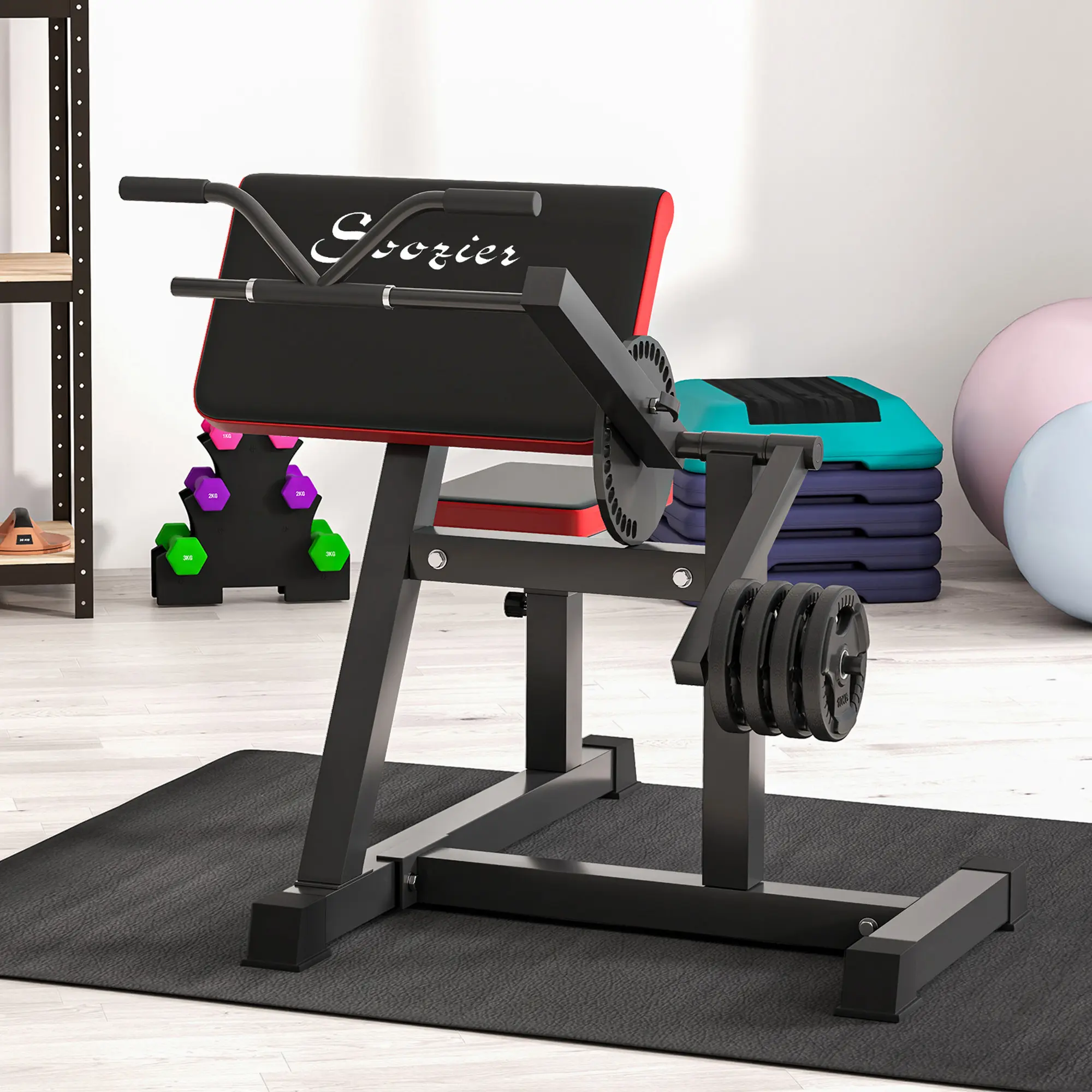 2-In-1 Bicep Preacher Curl Bench Machine