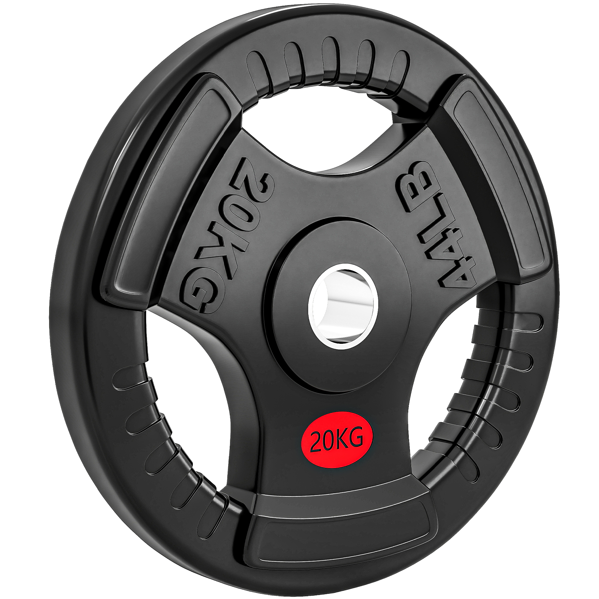 SPORTNOW plaque de poids olympique, disque de poids de 2"/5 cm avec tri-grips