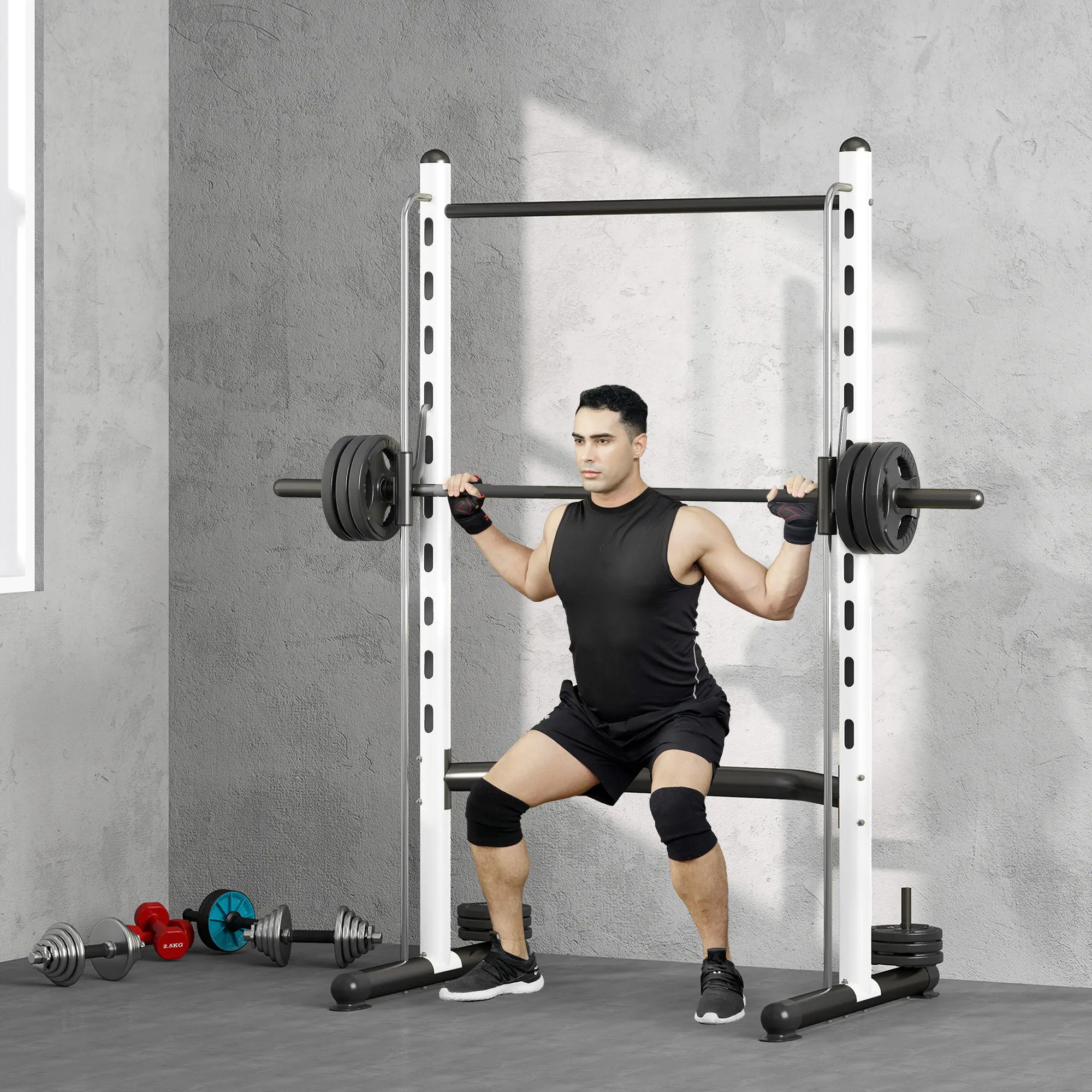 Squat Rack with Pull Up Bar