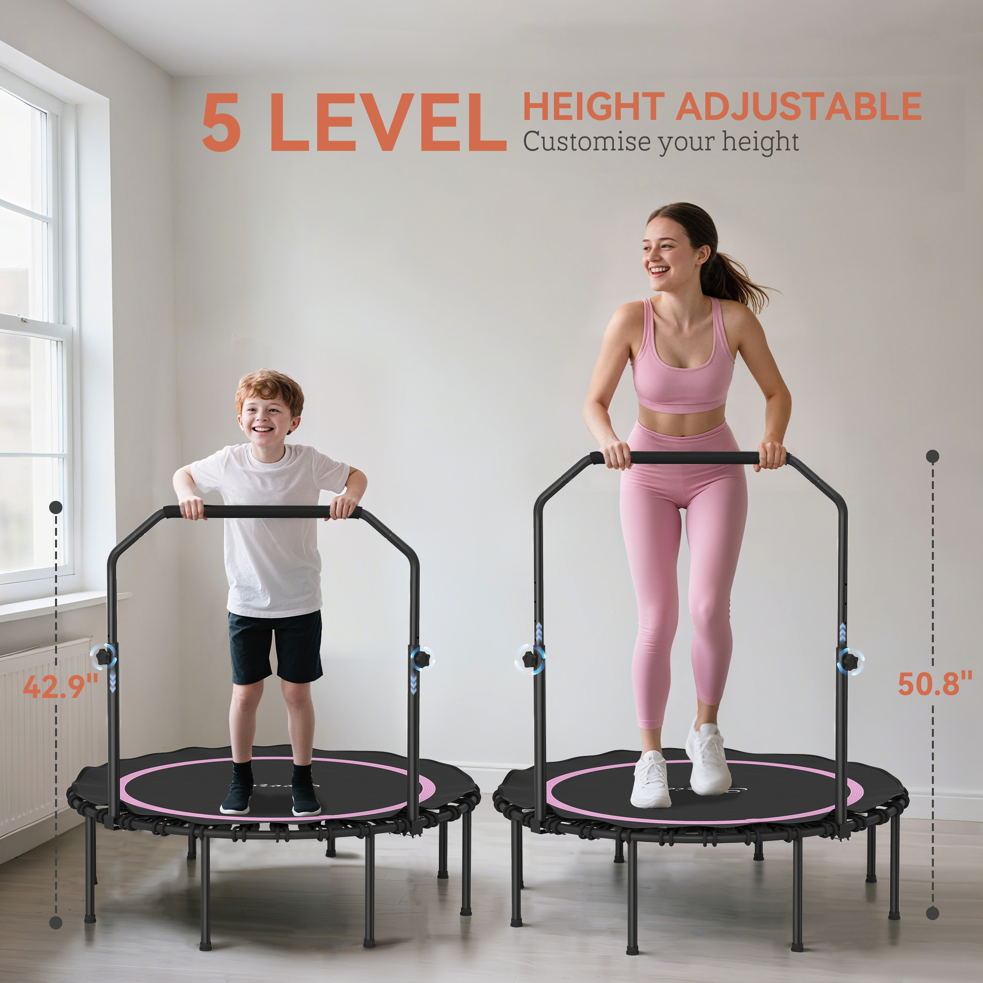 48" Rebounder Trampoline for Adults β photo 4