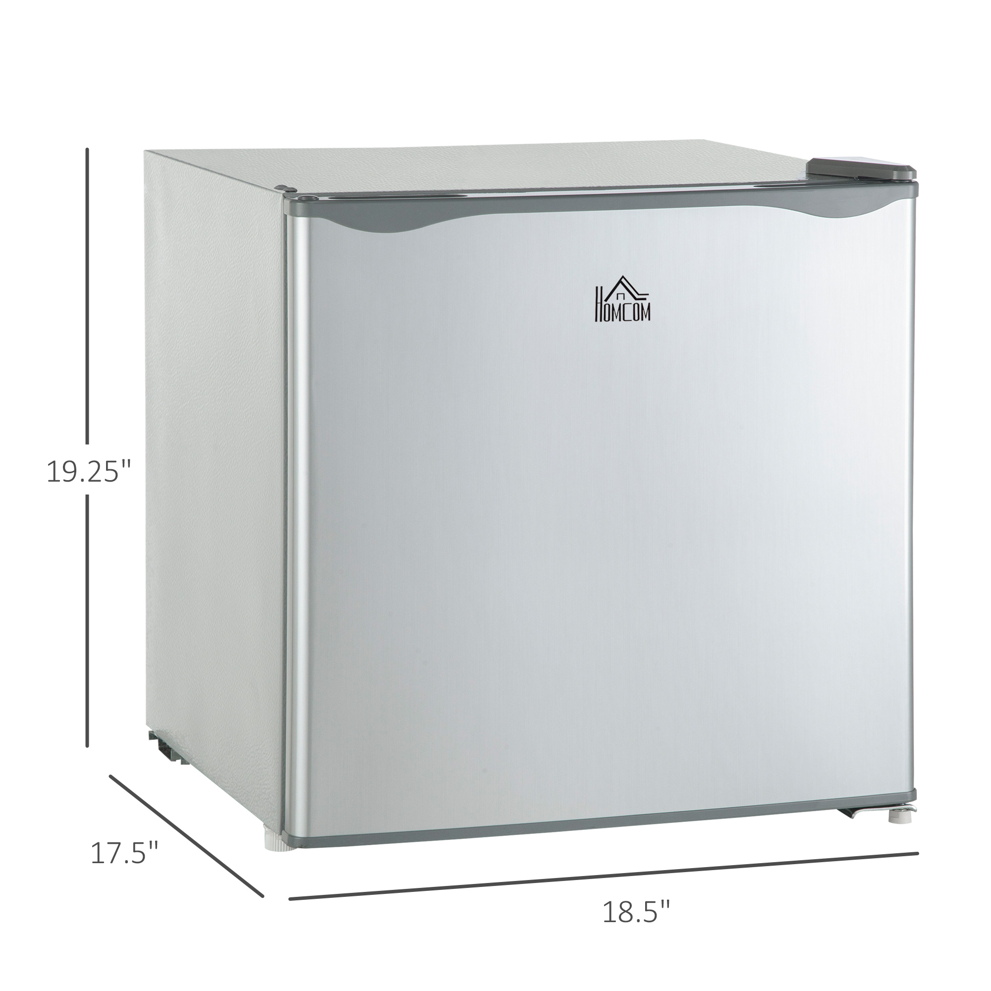  Mini Freezer Countertop, 1.1 Cu.Ft Compact Upright Freezer with Removable Shelves, Reversible Door for Home, Dorm, Apartment and Office, Gray