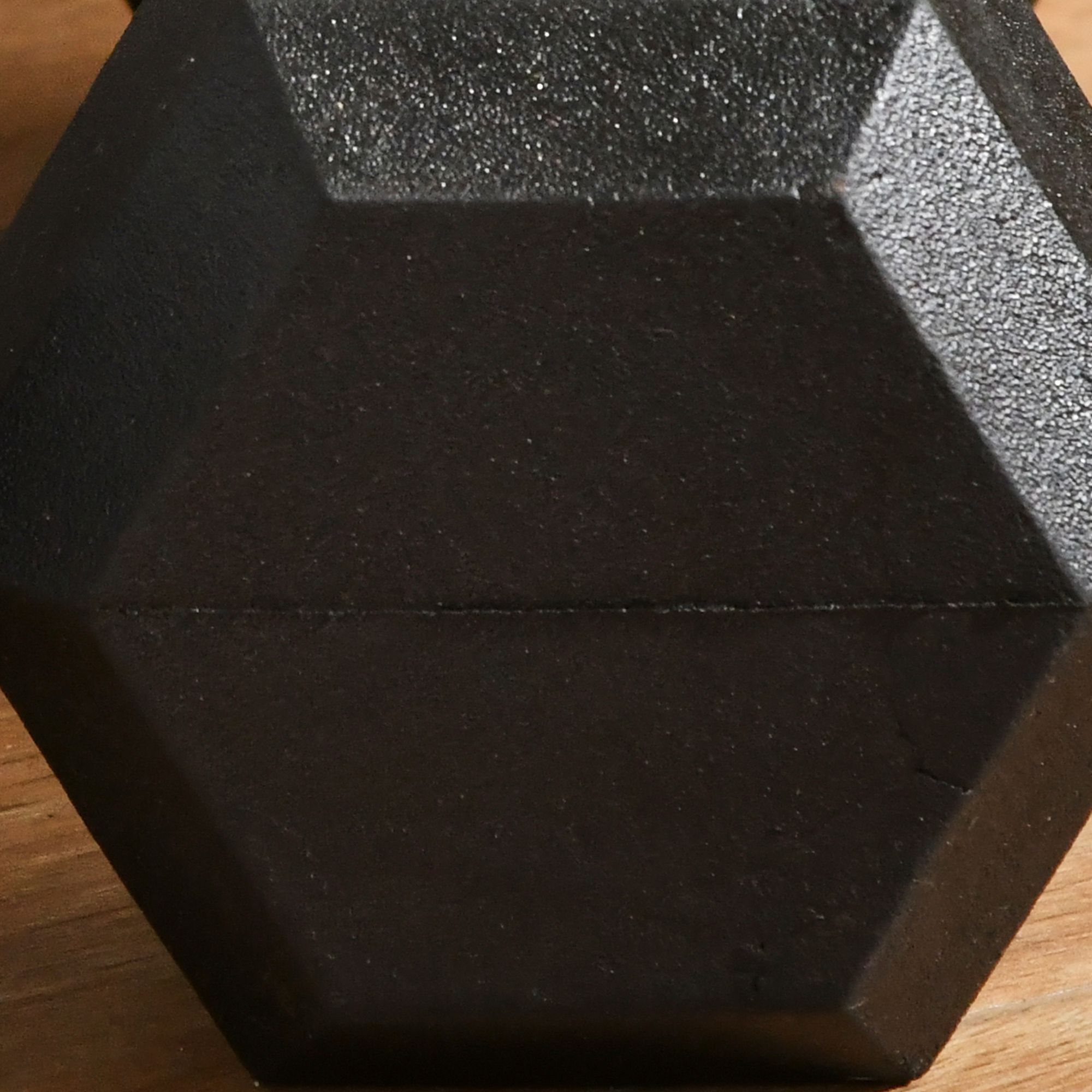 Ensemble d'haltères hexagonaux en caoutchouc pour ne pas rouler – Image 5