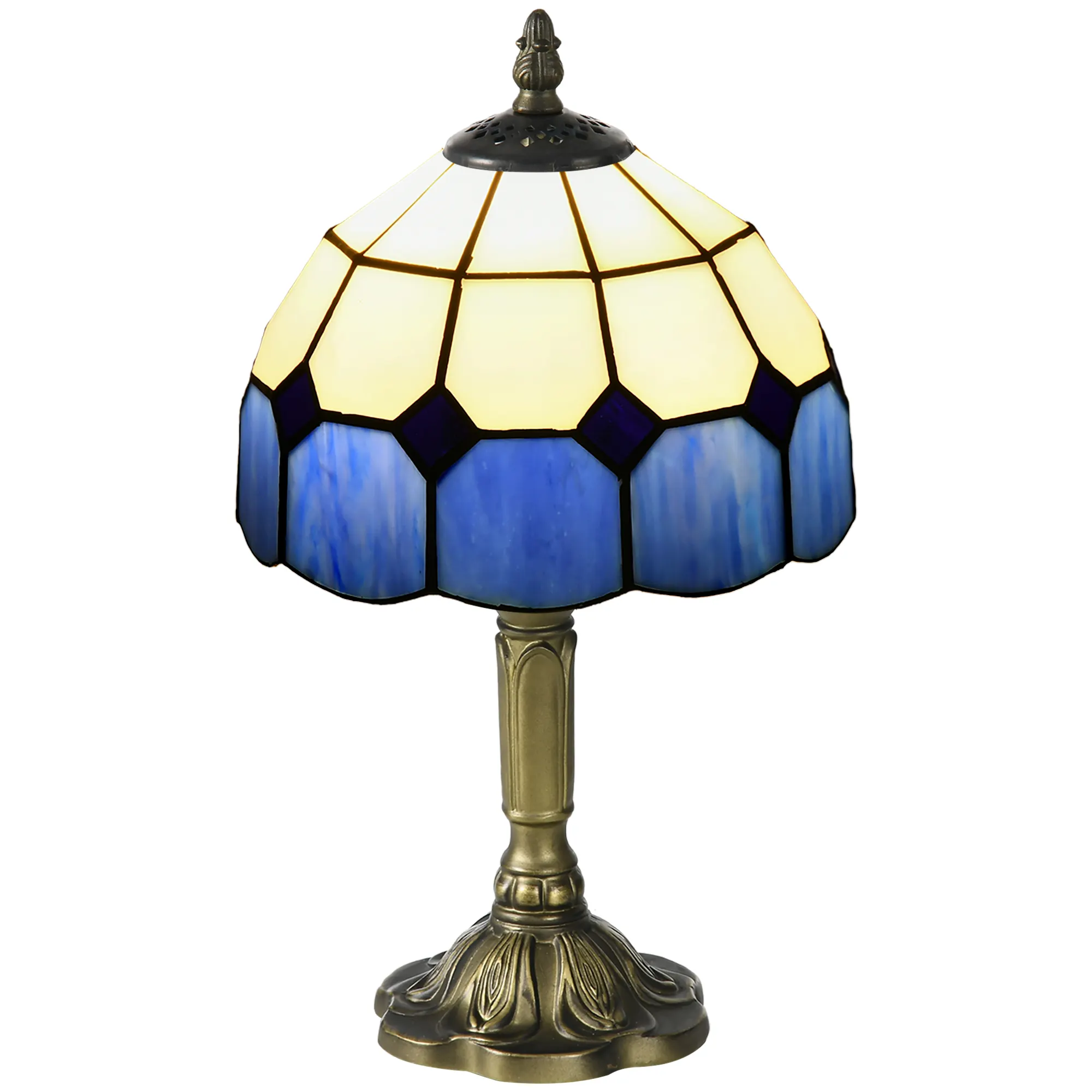 Handmade Art Deco Glass Table Lamp