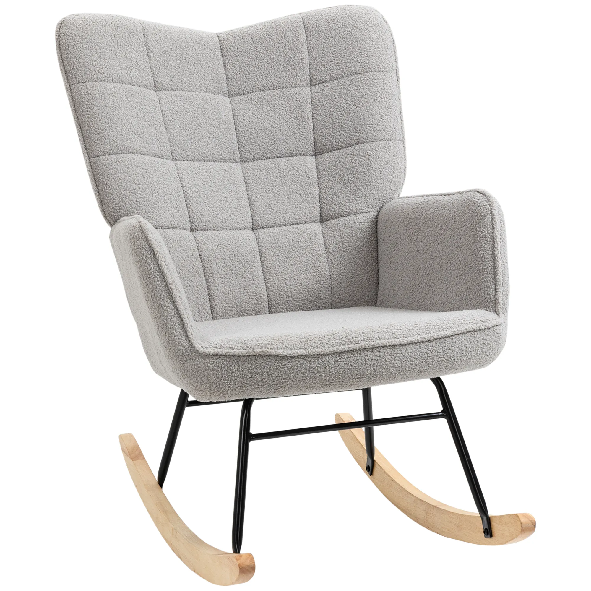 Berber Fleece Nursery Glider Rocker