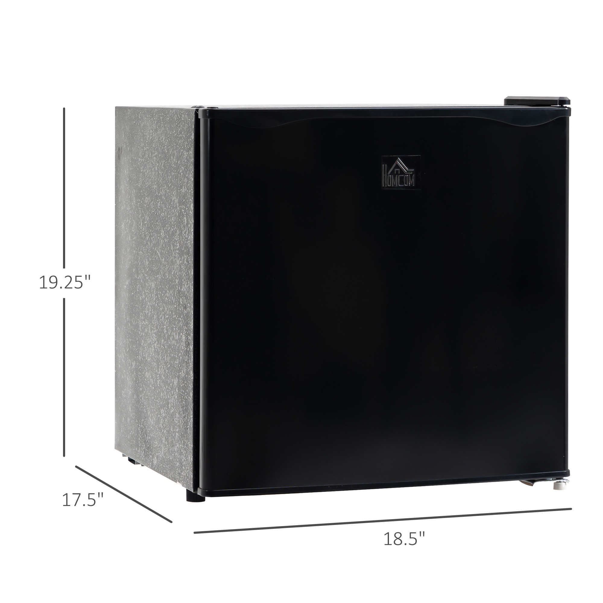  Mini Freezer Countertop, 1.1 Cu.Ft Compact Upright Freezer with Removable Shelves, Reversible Door for Home, Dorm, Apartment and Office, Black