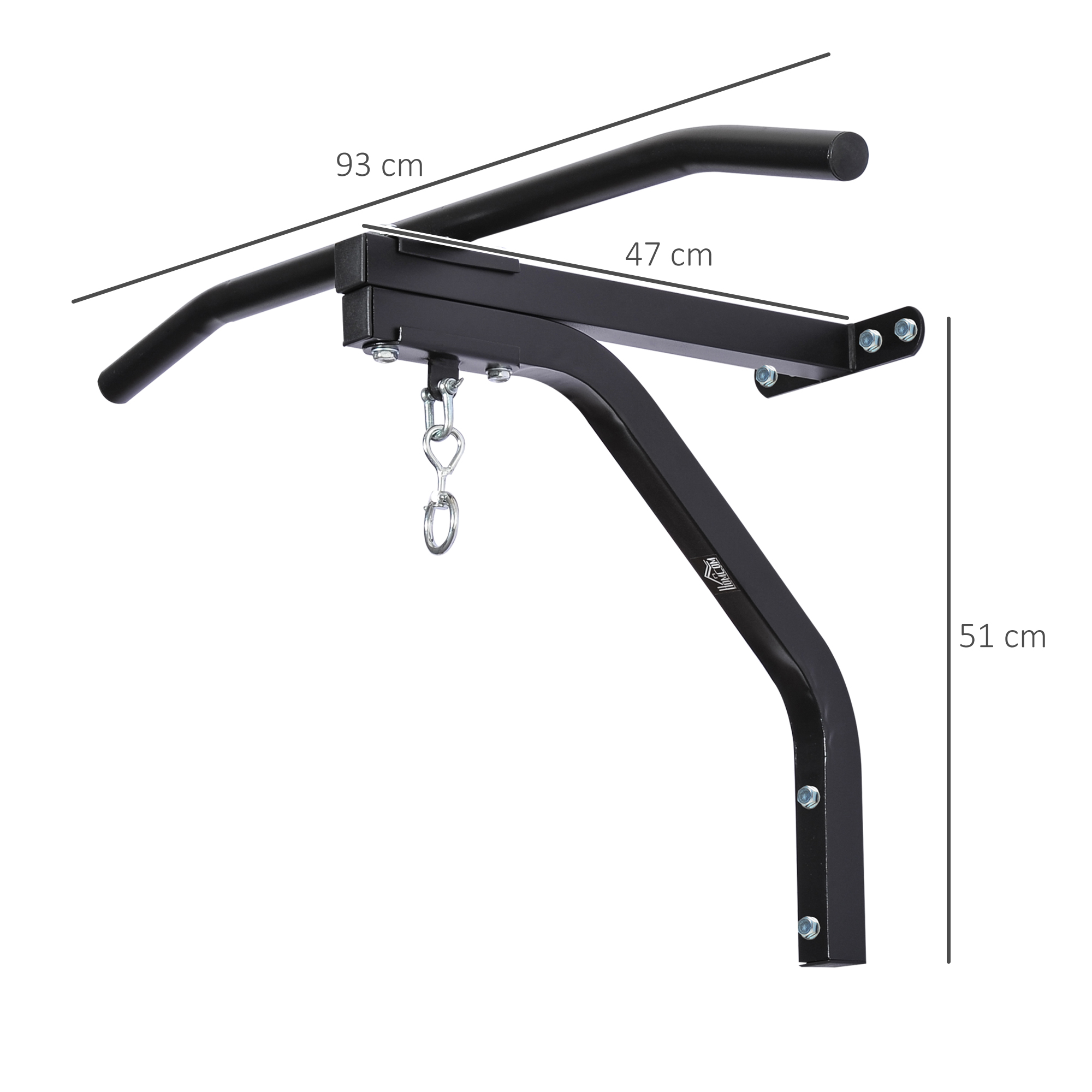 Punching Bag Hanger Wall Mount Bracket Kick Boxing MMA Training Frame Home — image 5