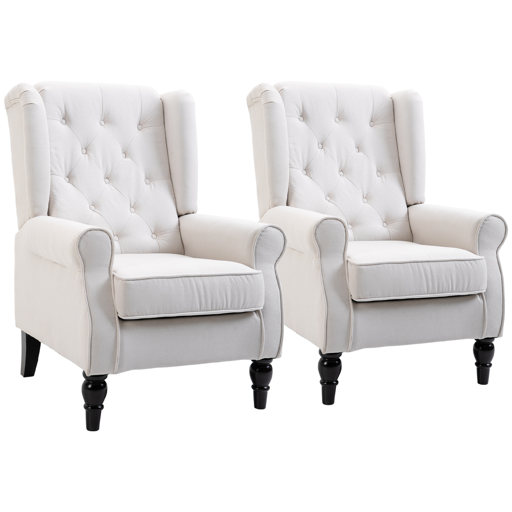 Tufted Wingback Accent Chair, picture 5 of 5