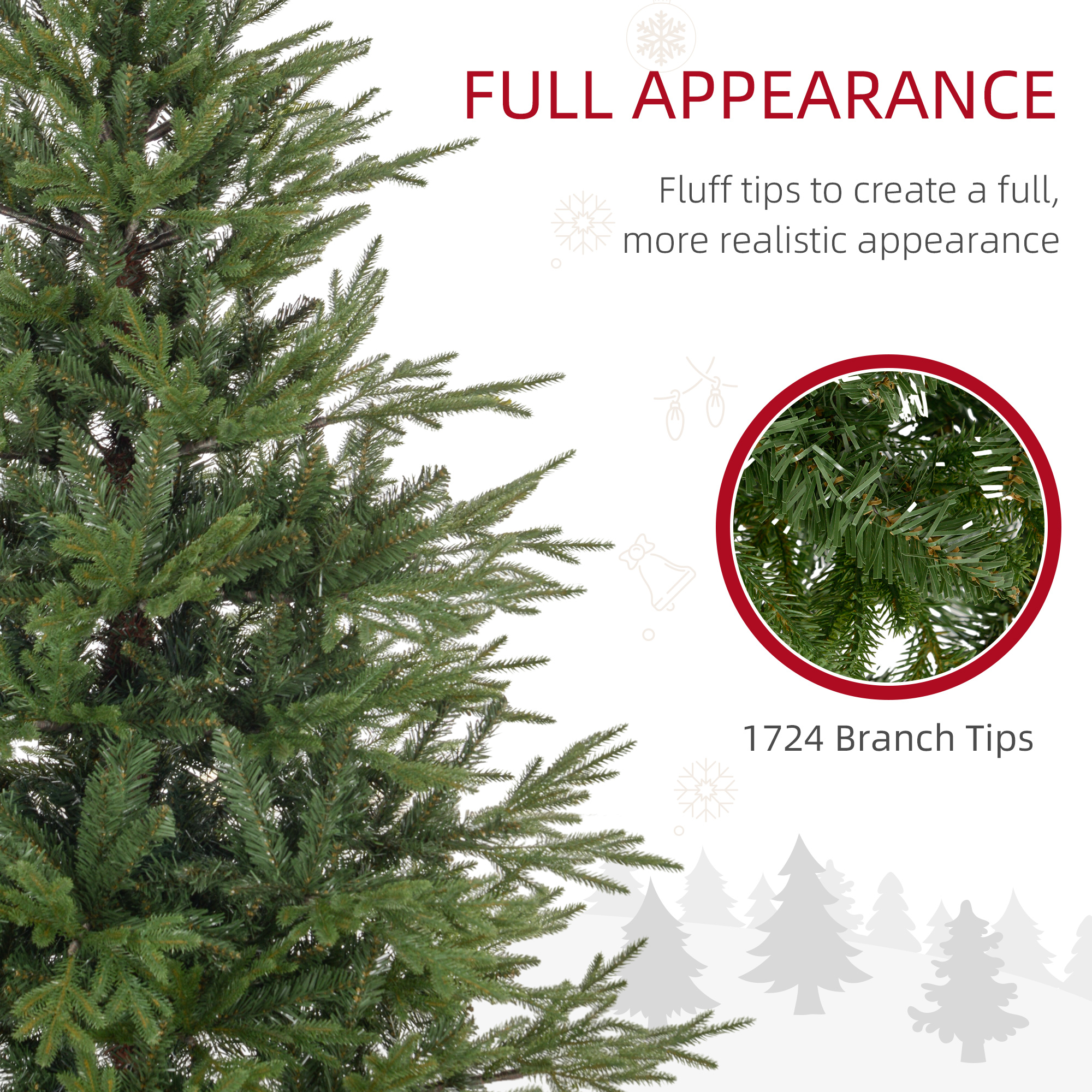 5ft Bushy And Bare Artificial Christmas Tree - Green — image 5